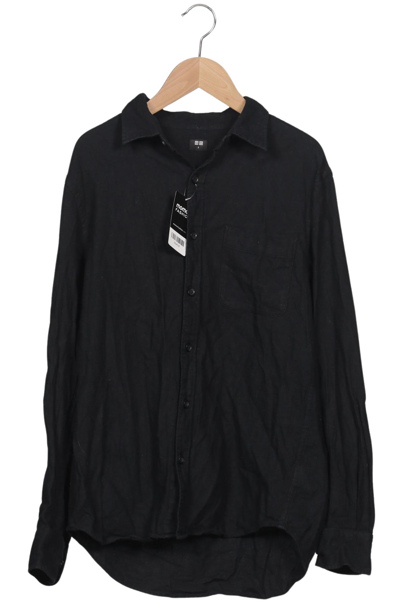 

uniqlo Herren Hemd, schwarz, Gr. 46