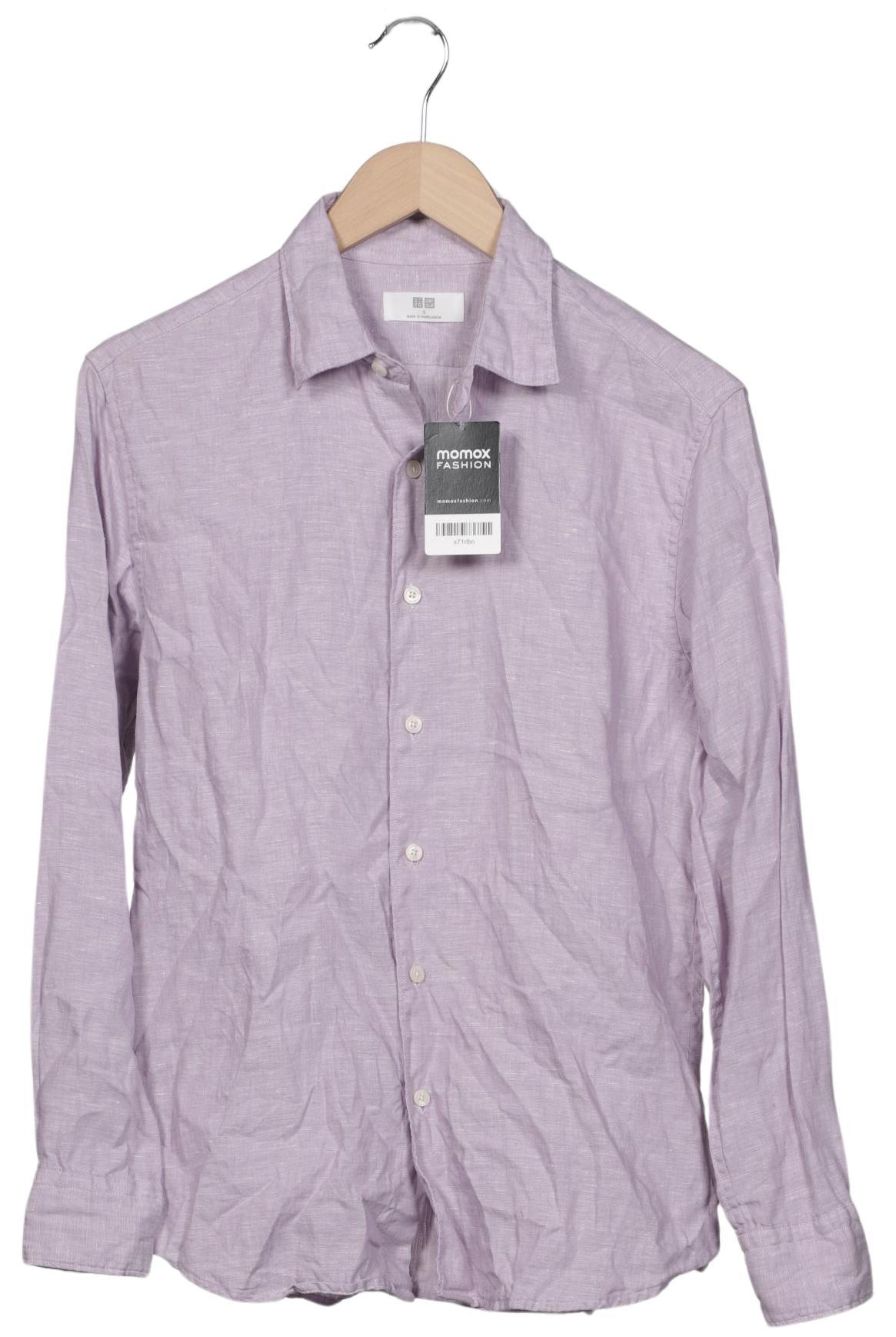

uniqlo Herren Hemd, flieder, Gr. 46