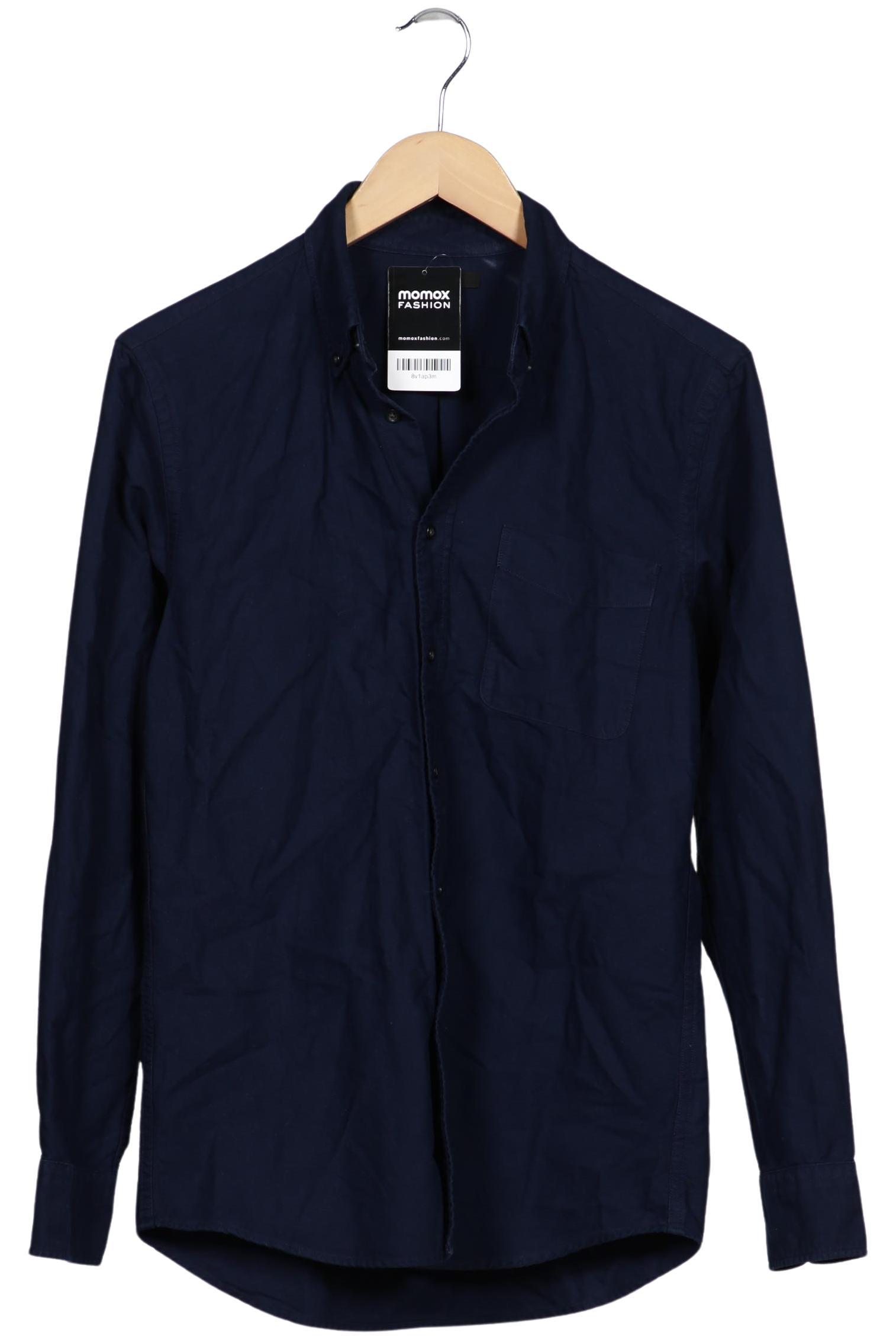 Thumbnail - uniqlo Herren Hemd, marineblau, Gr. 46