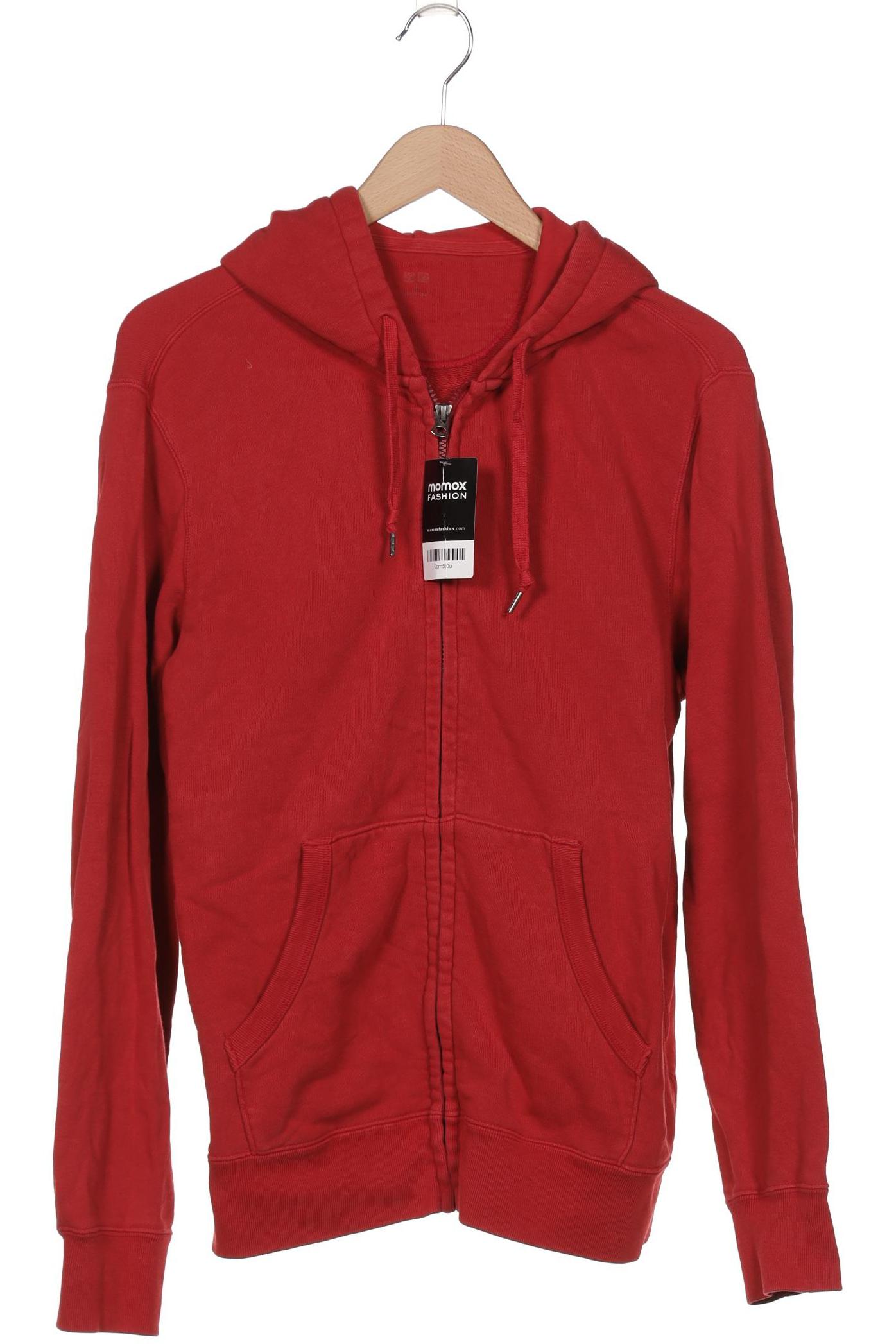 

uniqlo Herren Kapuzenpullover, rot, Gr. 48