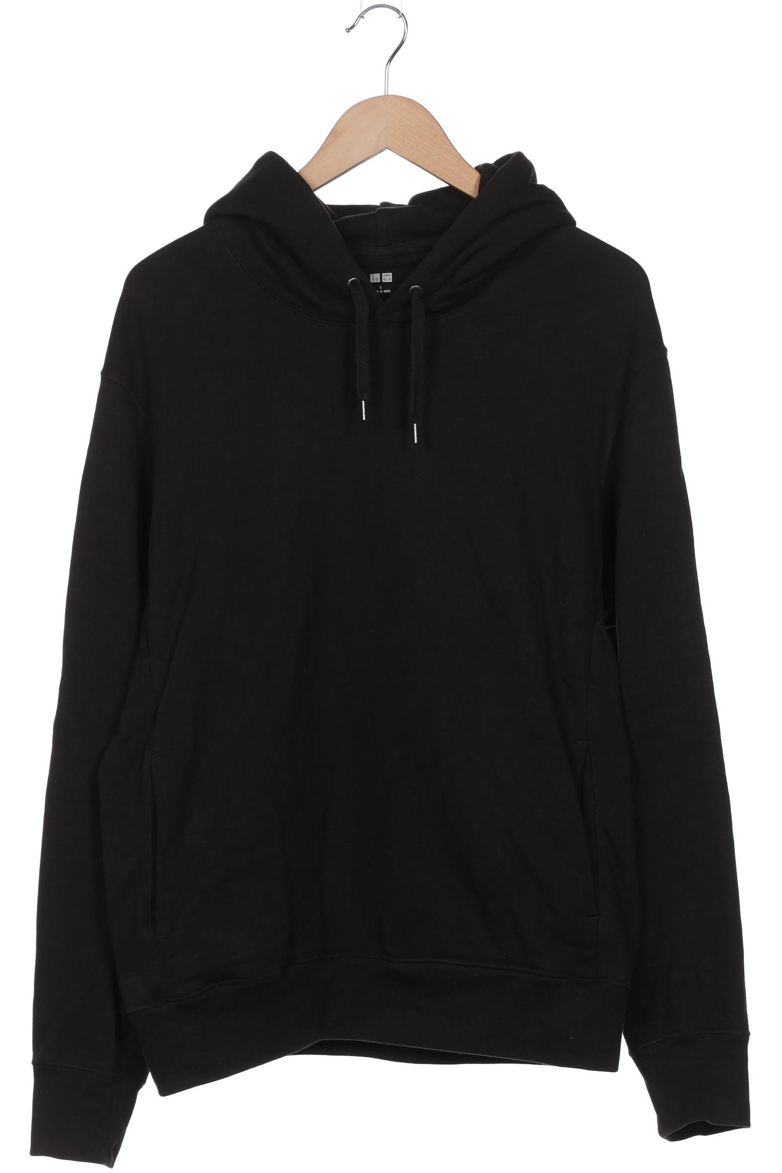 

uniqlo Herren Kapuzenpullover, schwarz, Gr. 52