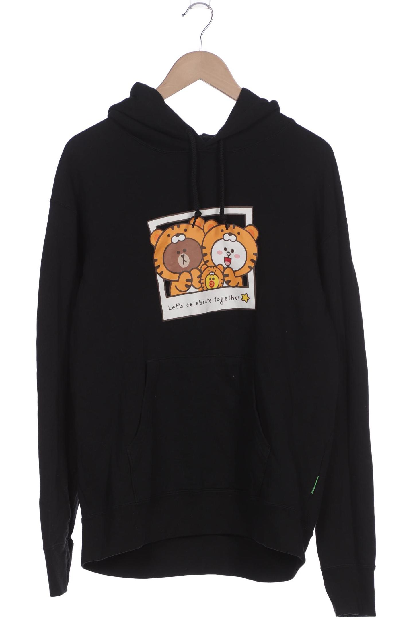 

uniqlo Herren Kapuzenpullover, schwarz, Gr. 54