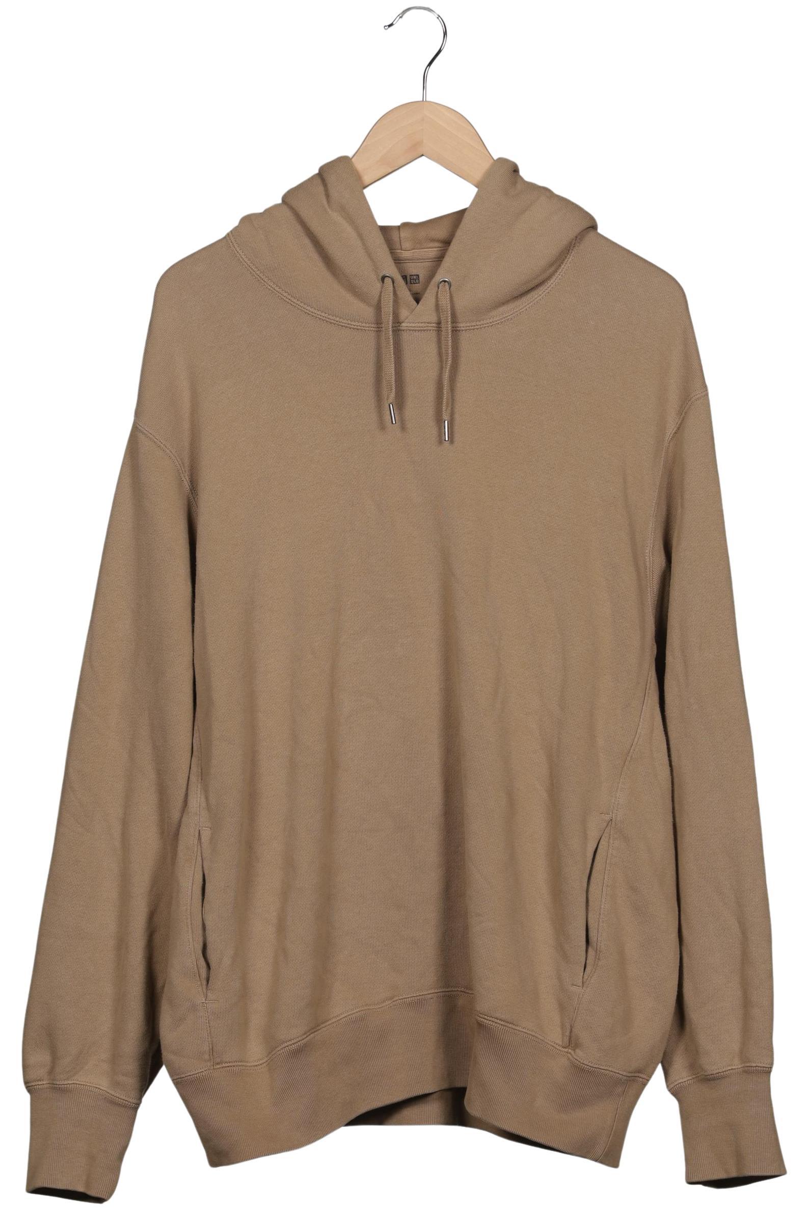 

uniqlo Herren Kapuzenpullover, beige, Gr. 54
