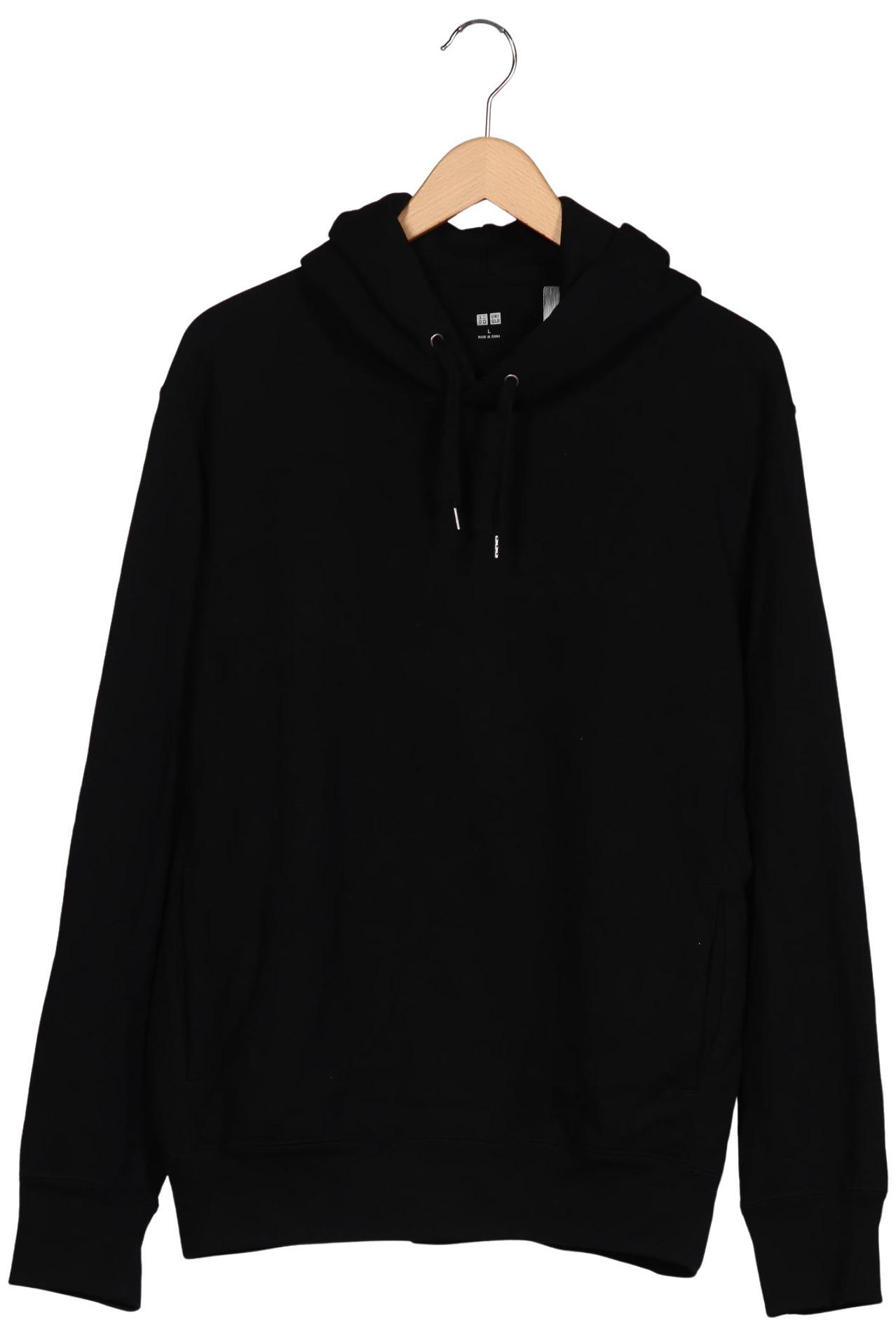 

uniqlo Herren Kapuzenpullover, schwarz, Gr. 52