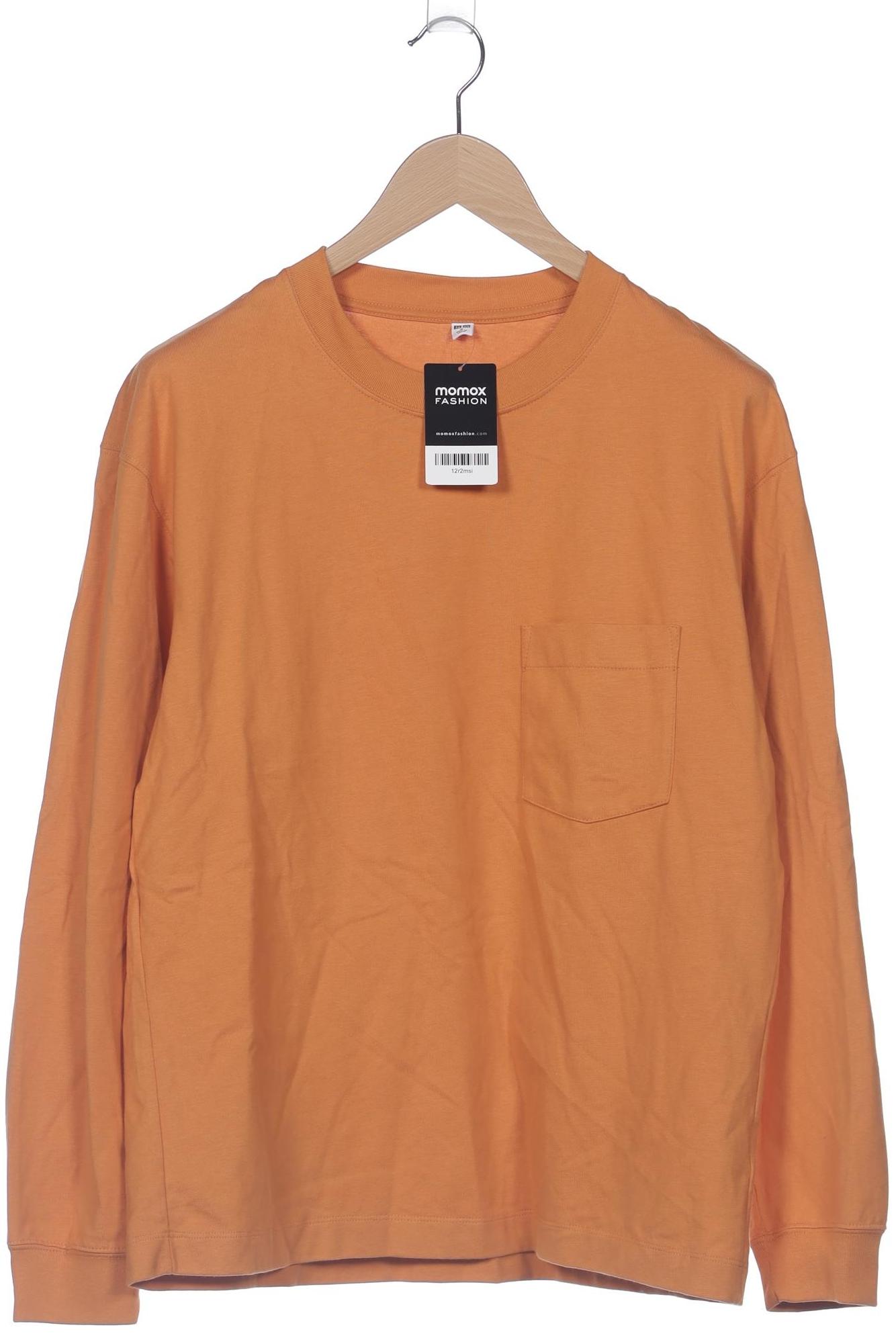 

uniqlo Herren Langarmshirt, orange, Gr. 48
