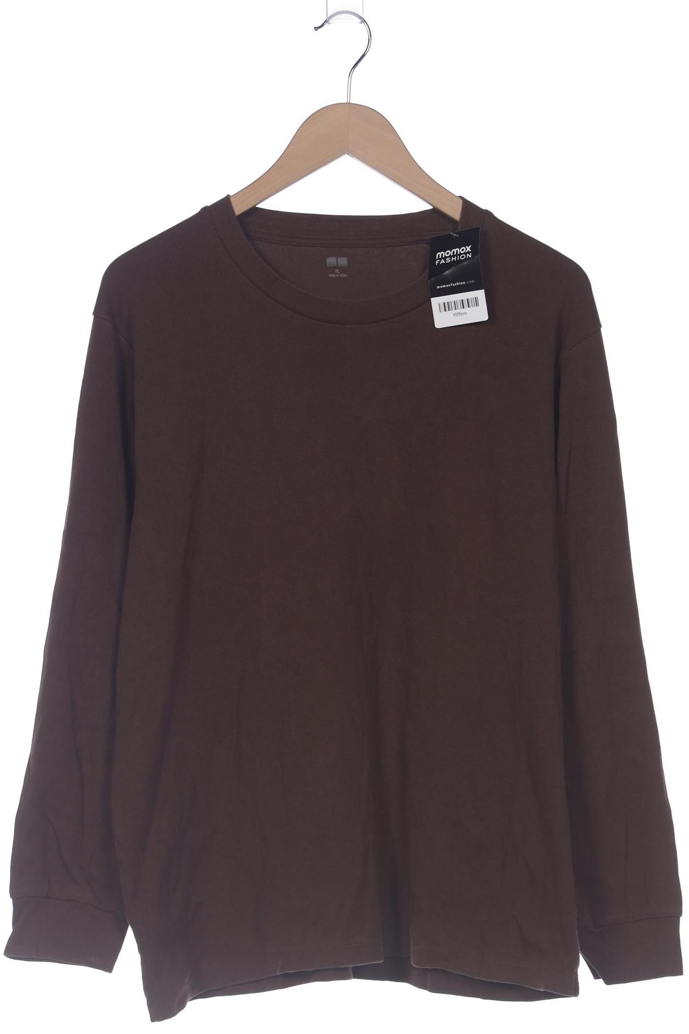 

uniqlo Herren Langarmshirt, braun, Gr. 54