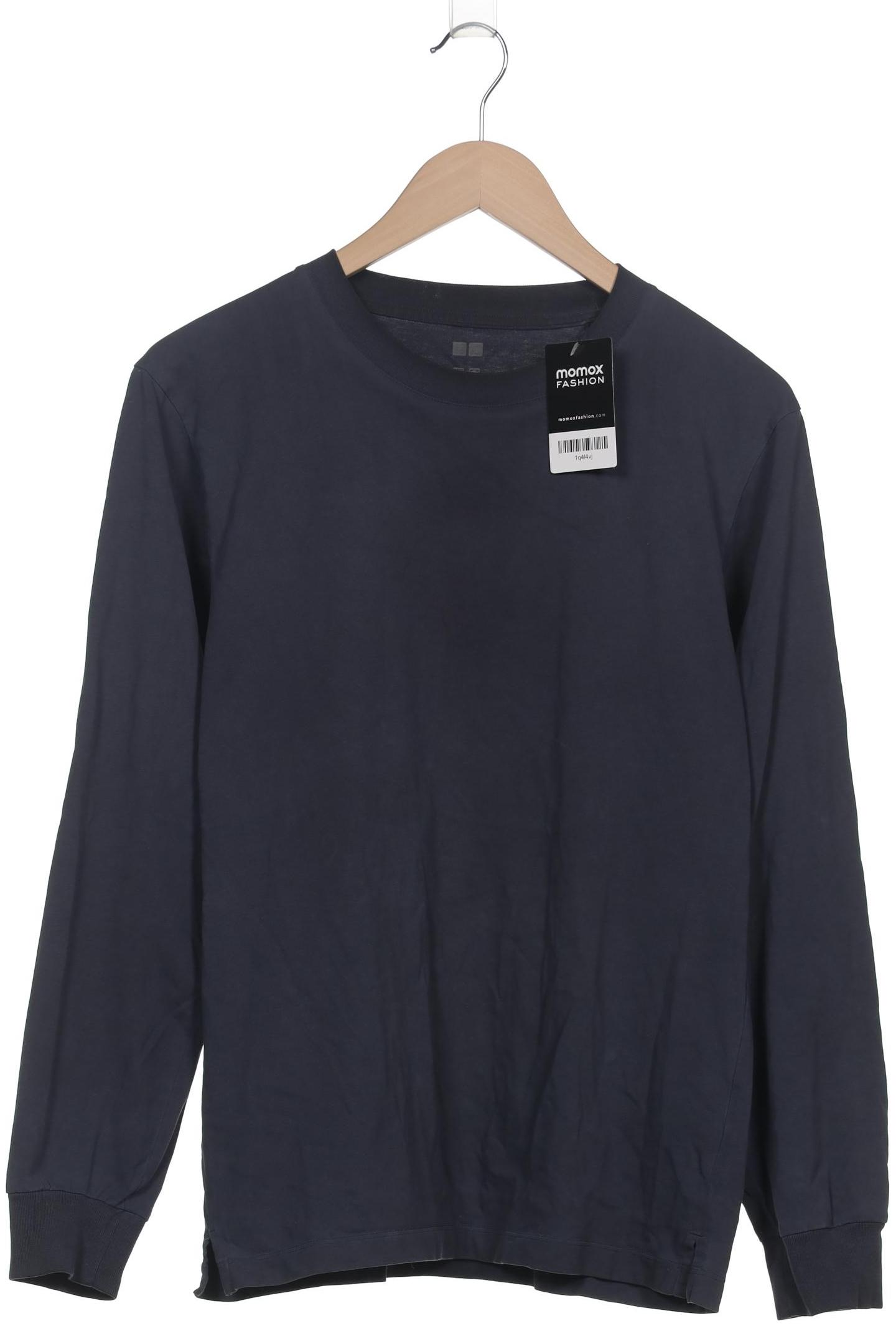 

uniqlo Herren Langarmshirt, blau, Gr. 48