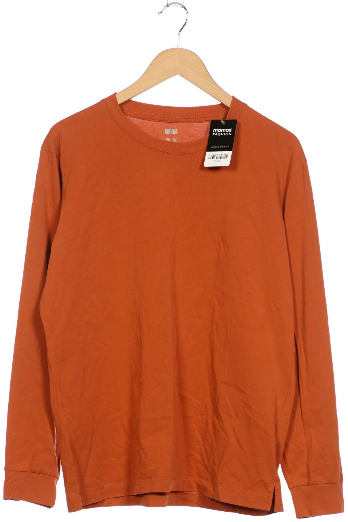 

uniqlo Herren Langarmshirt, orange, Gr. 52