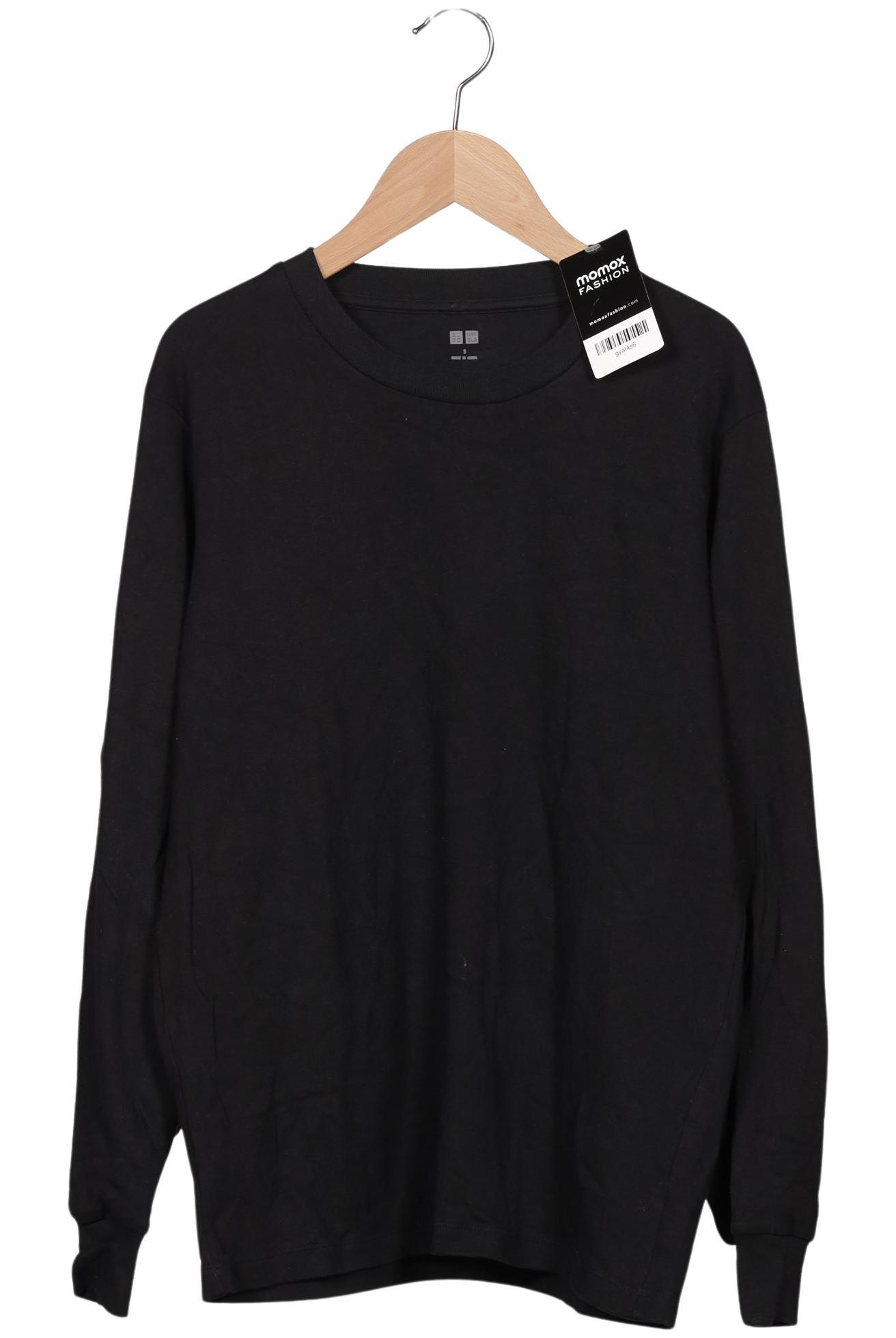 

uniqlo Herren Langarmshirt, schwarz, Gr. 46