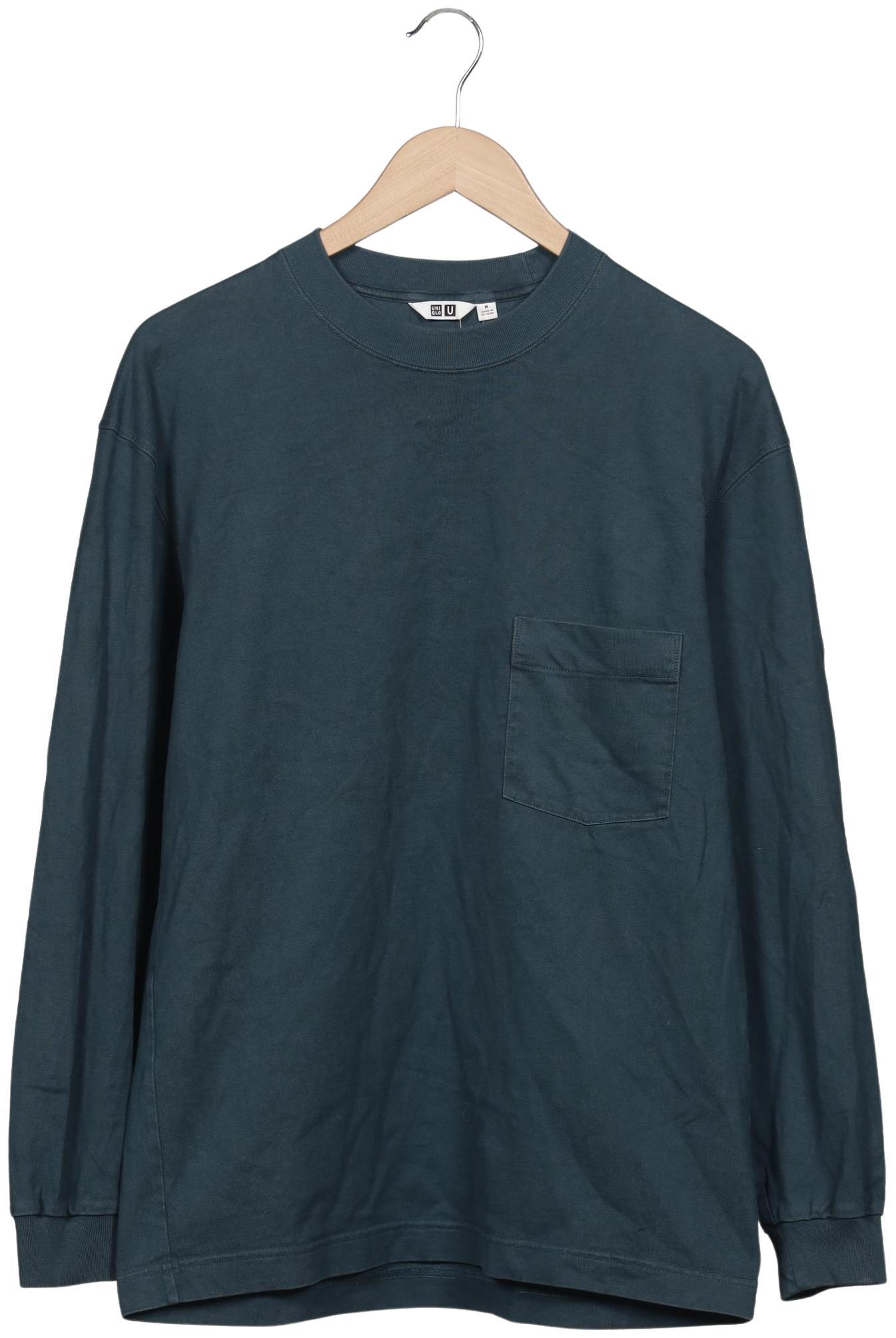 

uniqlo Herren Langarmshirt, blau, Gr. 48