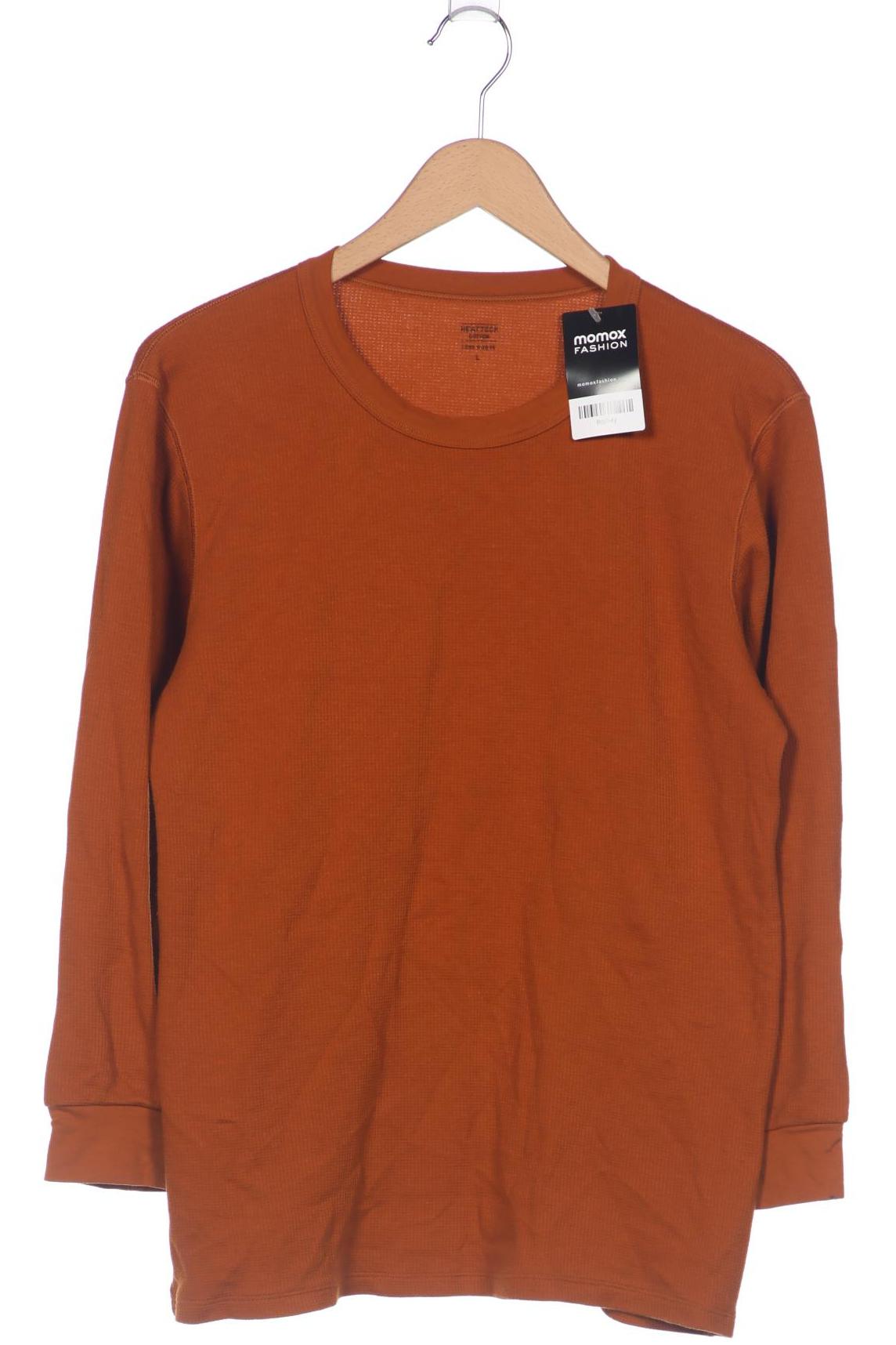 

uniqlo Herren Langarmshirt, orange, Gr. 52