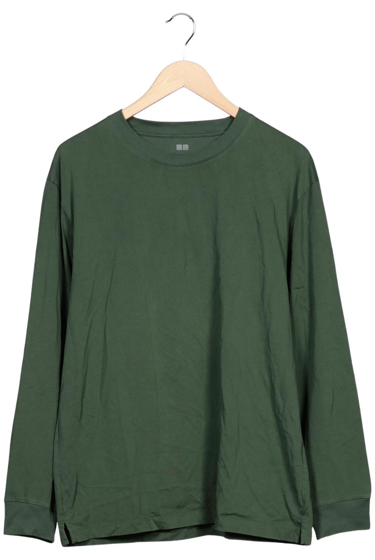 

uniqlo Herren Langarmshirt, grün, Gr. 54