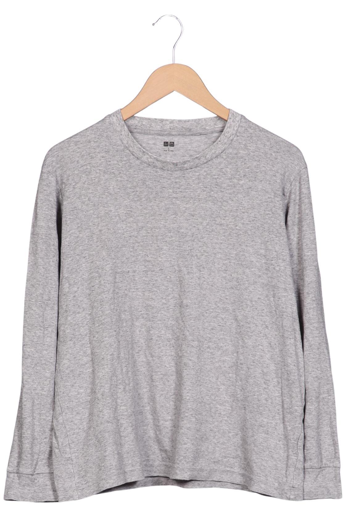 

uniqlo Herren Langarmshirt, grau, Gr. 52