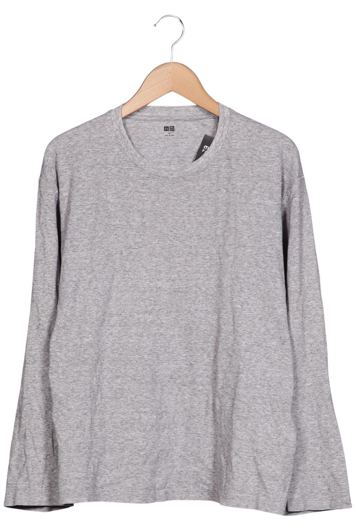 

uniqlo Herren Langarmshirt, grau, Gr. 54