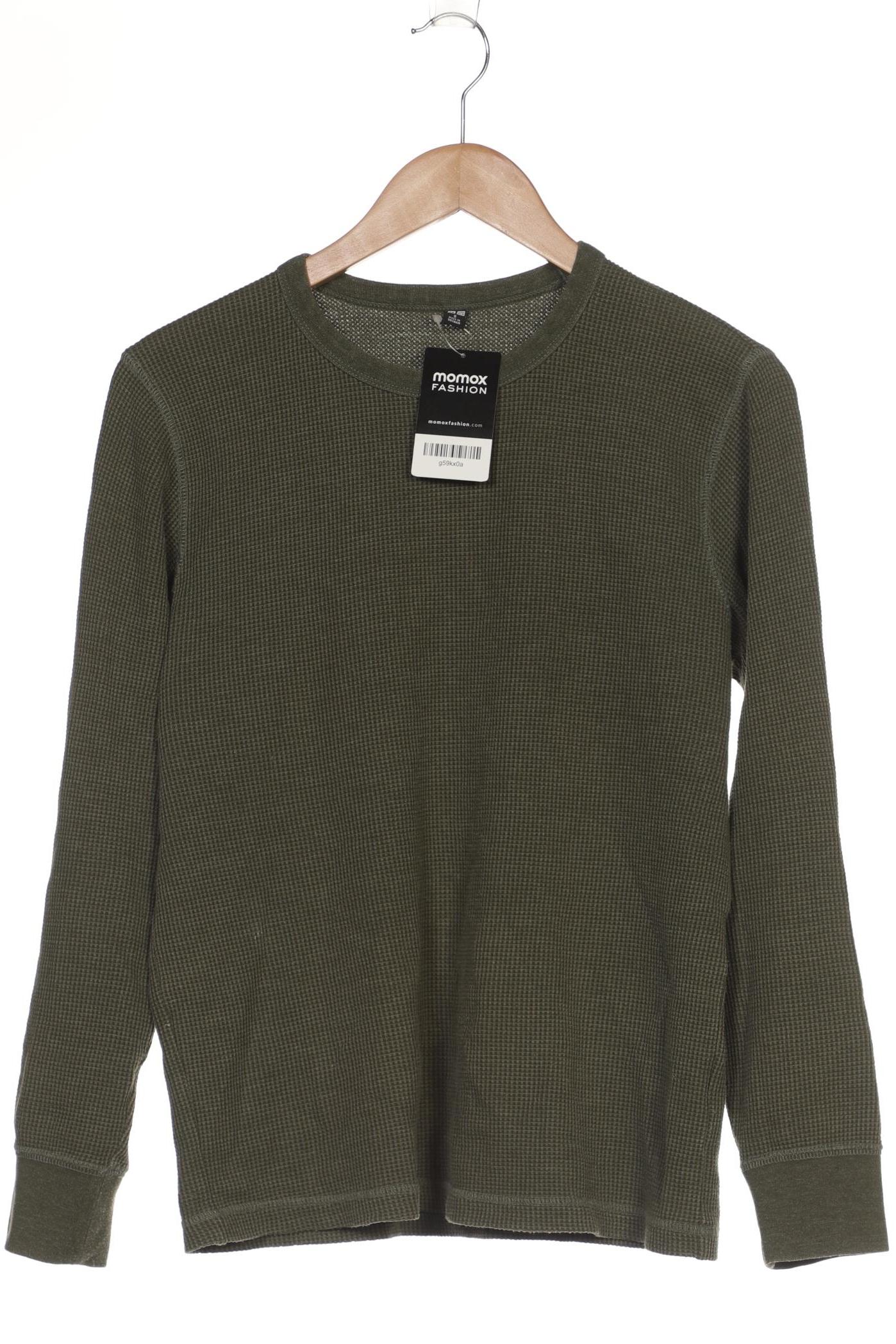 

uniqlo Herren Langarmshirt, grün, Gr. 46