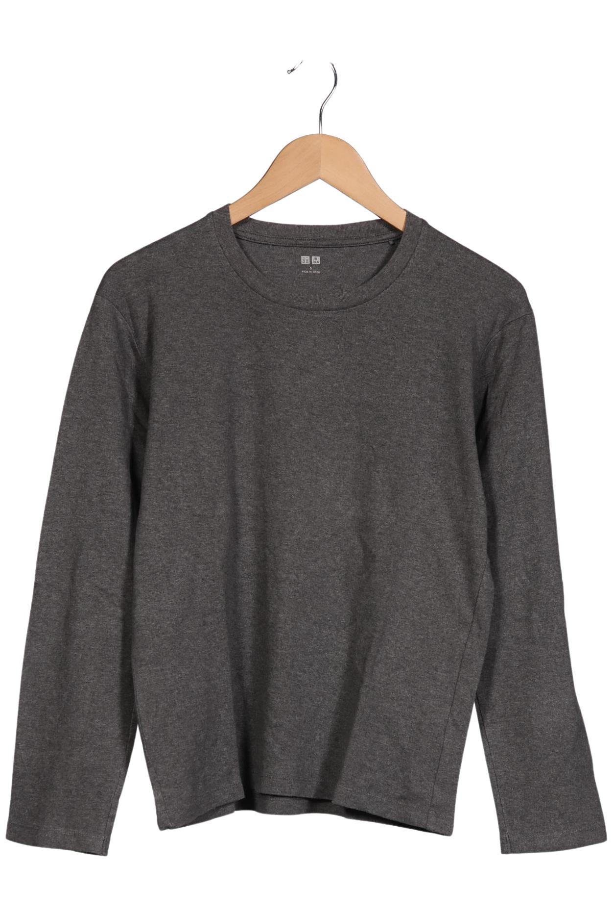 

uniqlo Herren Langarmshirt, grau, Gr. 46