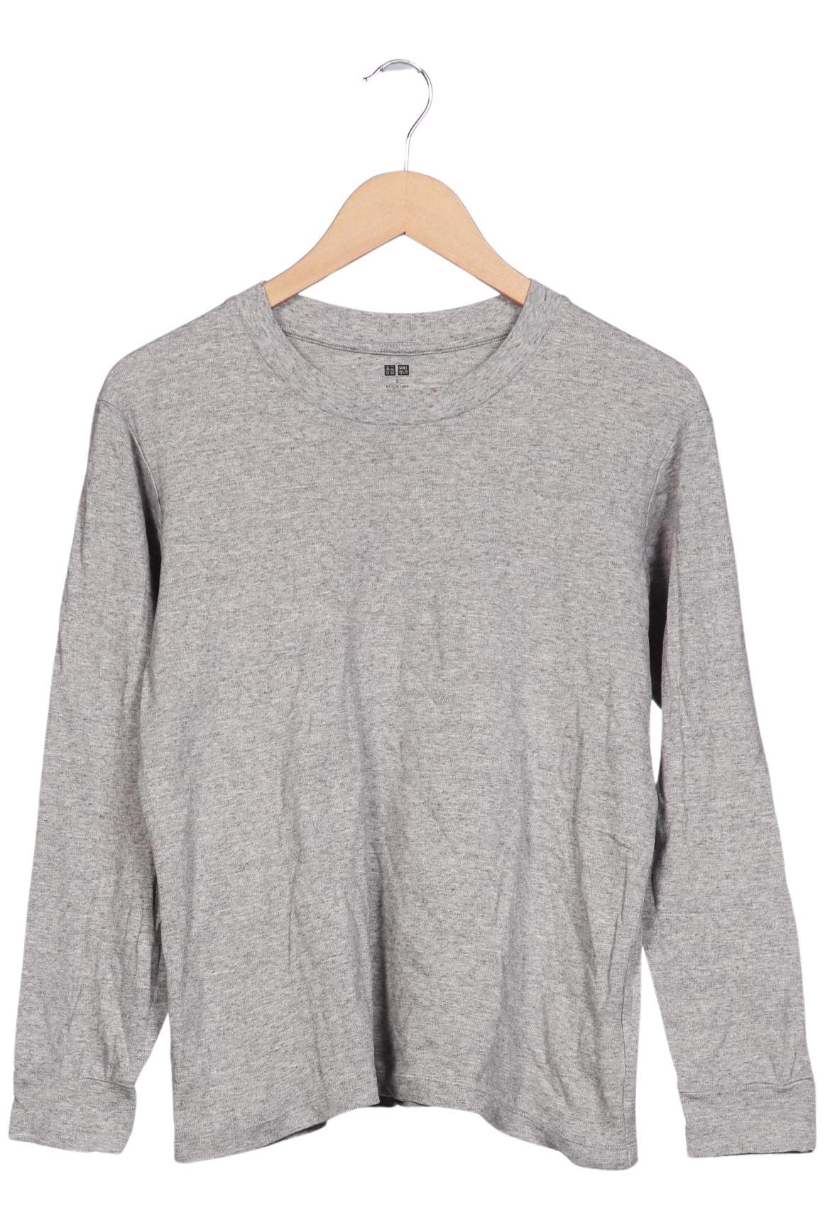 

uniqlo Herren Langarmshirt, grau, Gr. 46