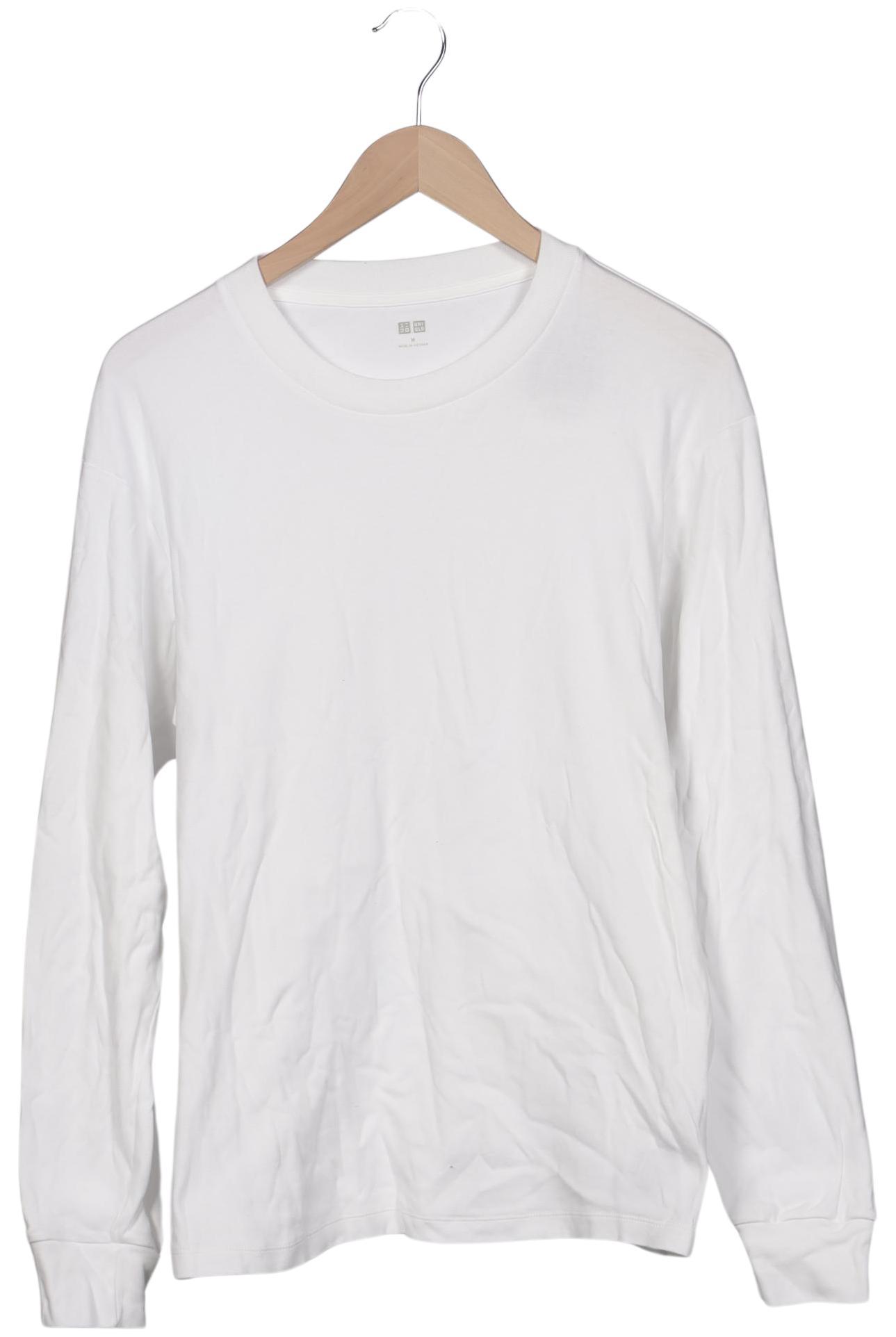 

uniqlo Herren Langarmshirt, weiß, Gr. 48