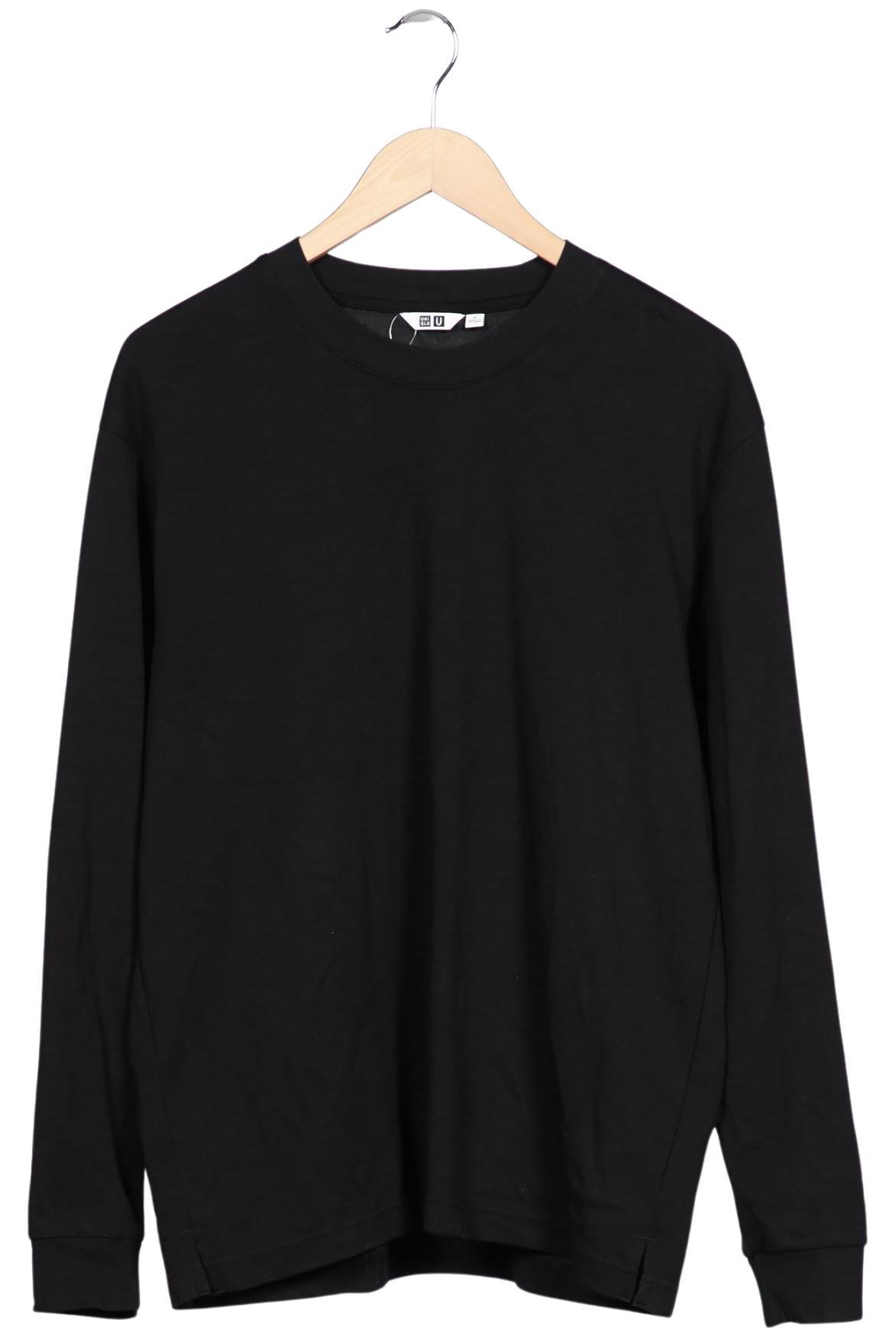 

uniqlo Herren Langarmshirt, schwarz, Gr. 52