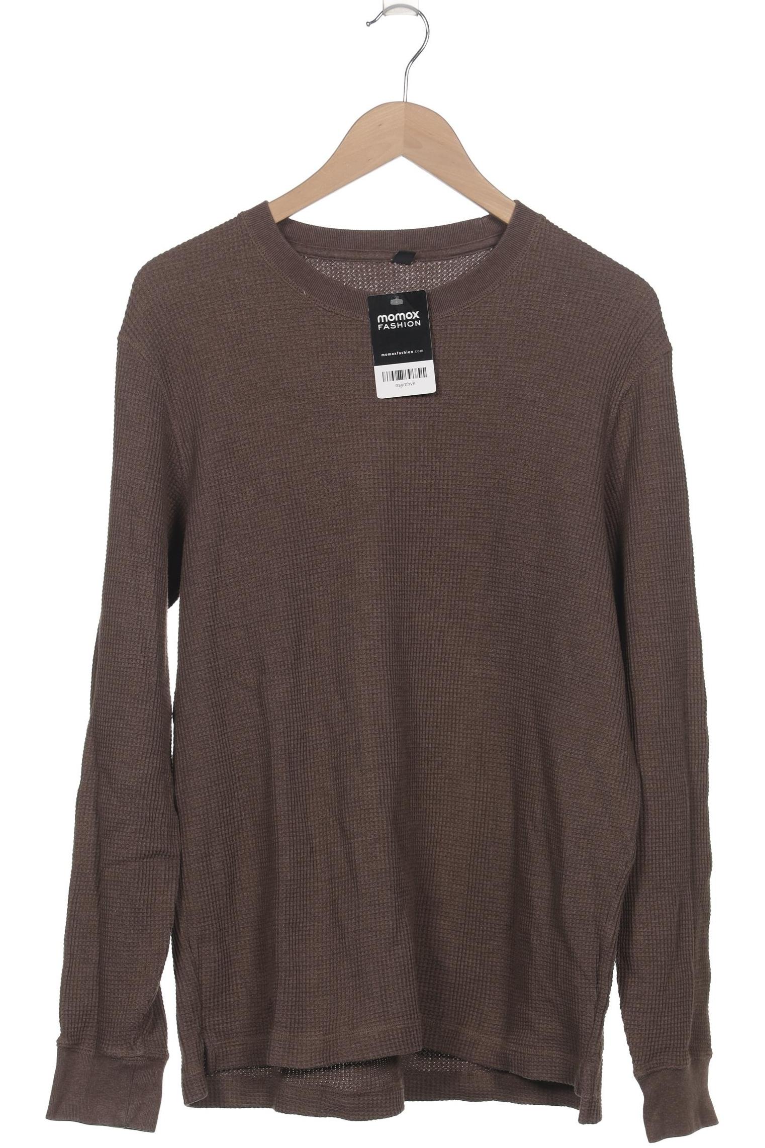 

uniqlo Herren Langarmshirt, braun, Gr. 48