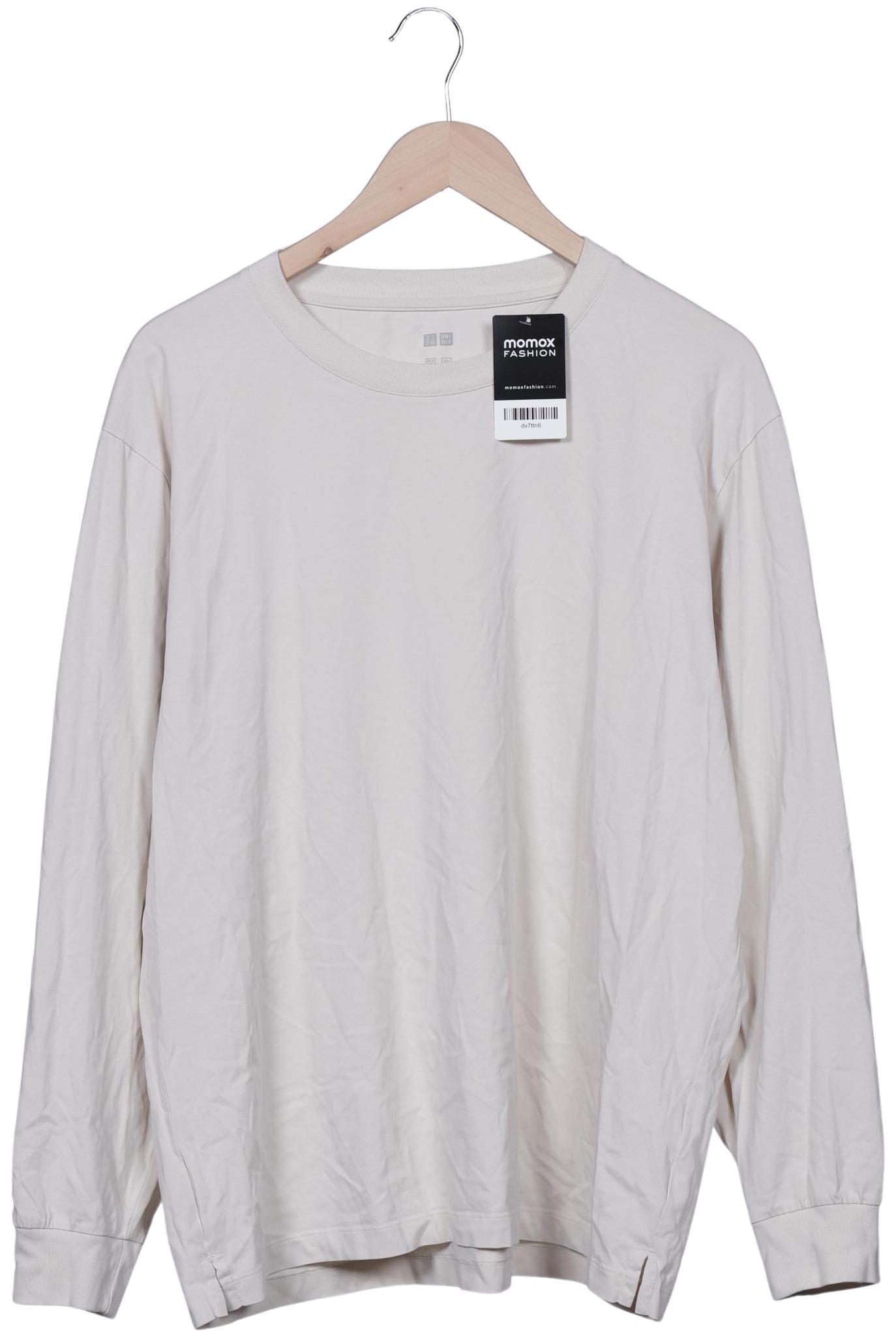 

uniqlo Herren Langarmshirt, beige, Gr. 54