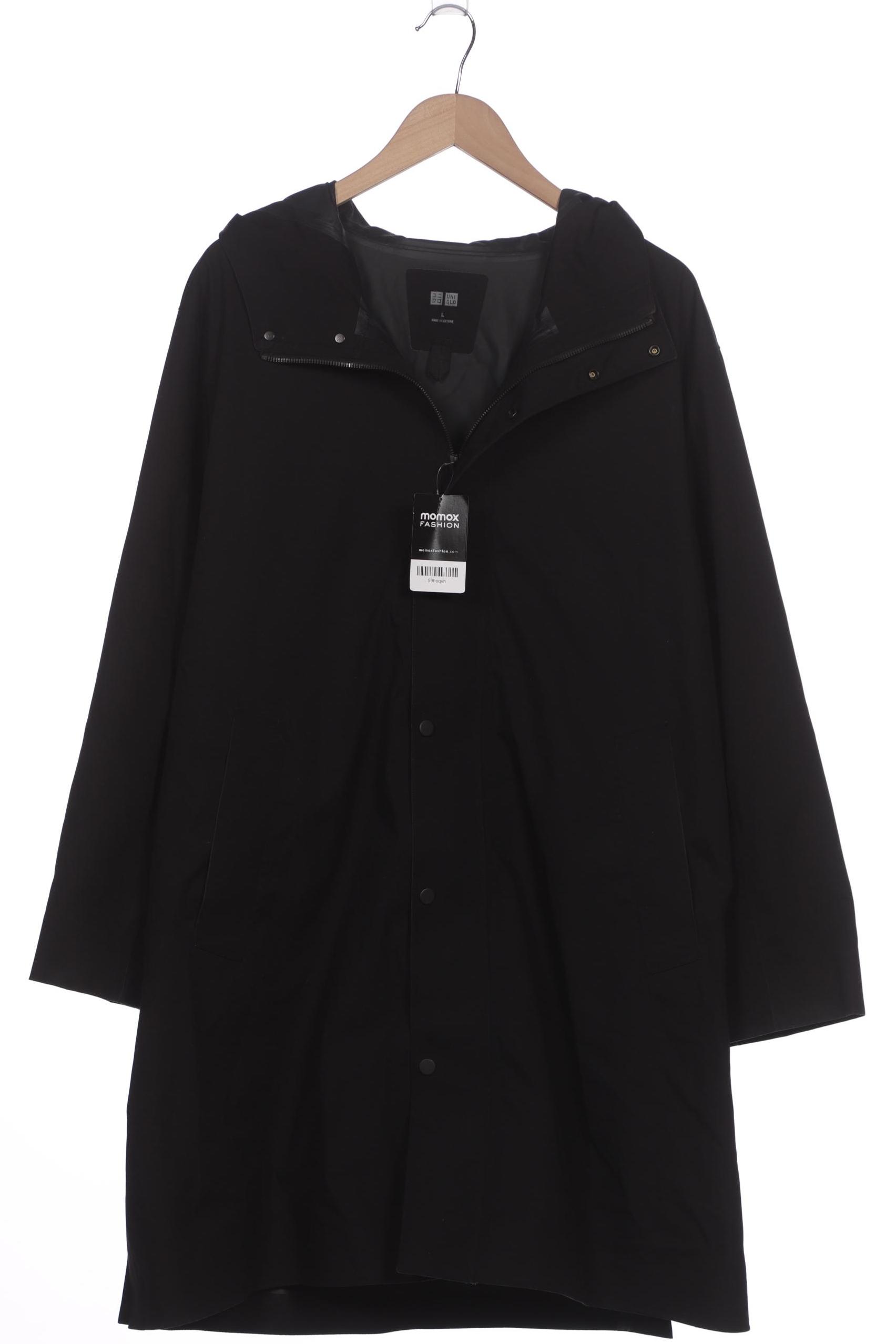 

uniqlo Herren Mantel, schwarz, Gr. 52
