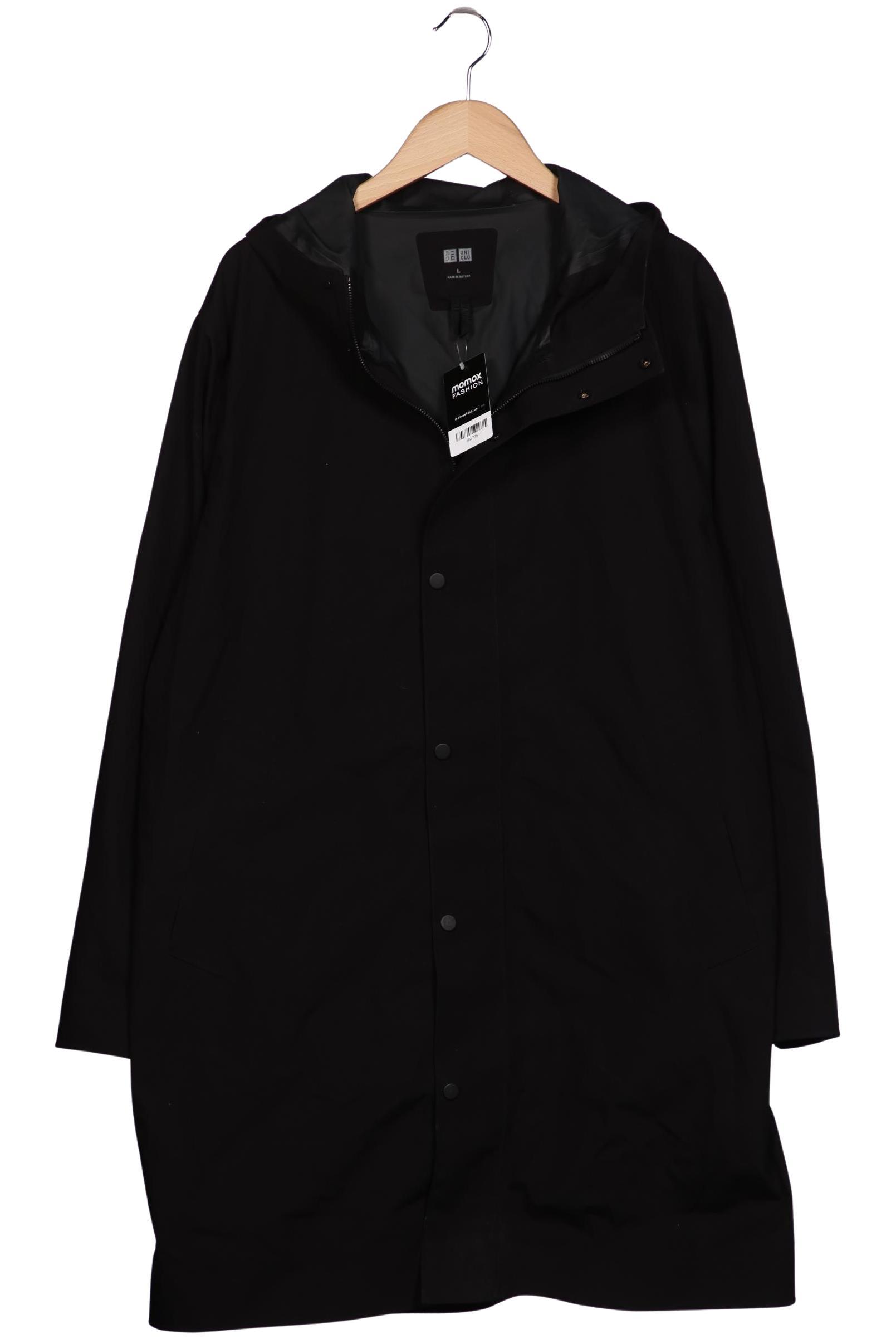 

uniqlo Herren Mantel, schwarz, Gr. 52