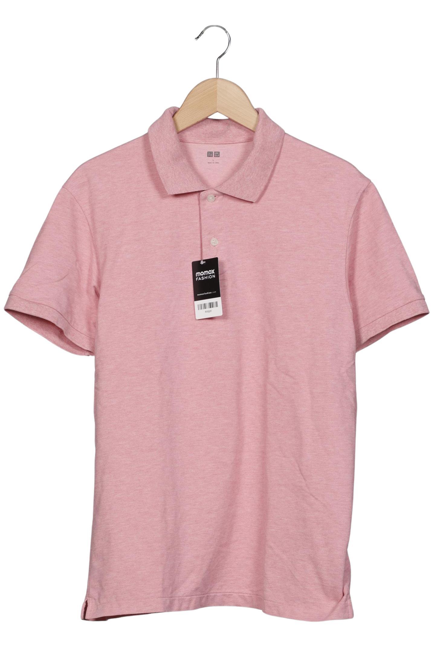 

uniqlo Herren Poloshirt, pink, Gr. 52