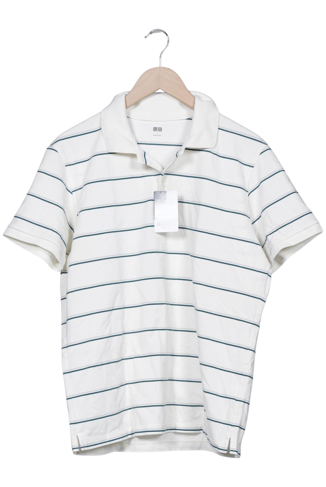 

uniqlo Herren Poloshirt, cremeweiß, Gr. 52