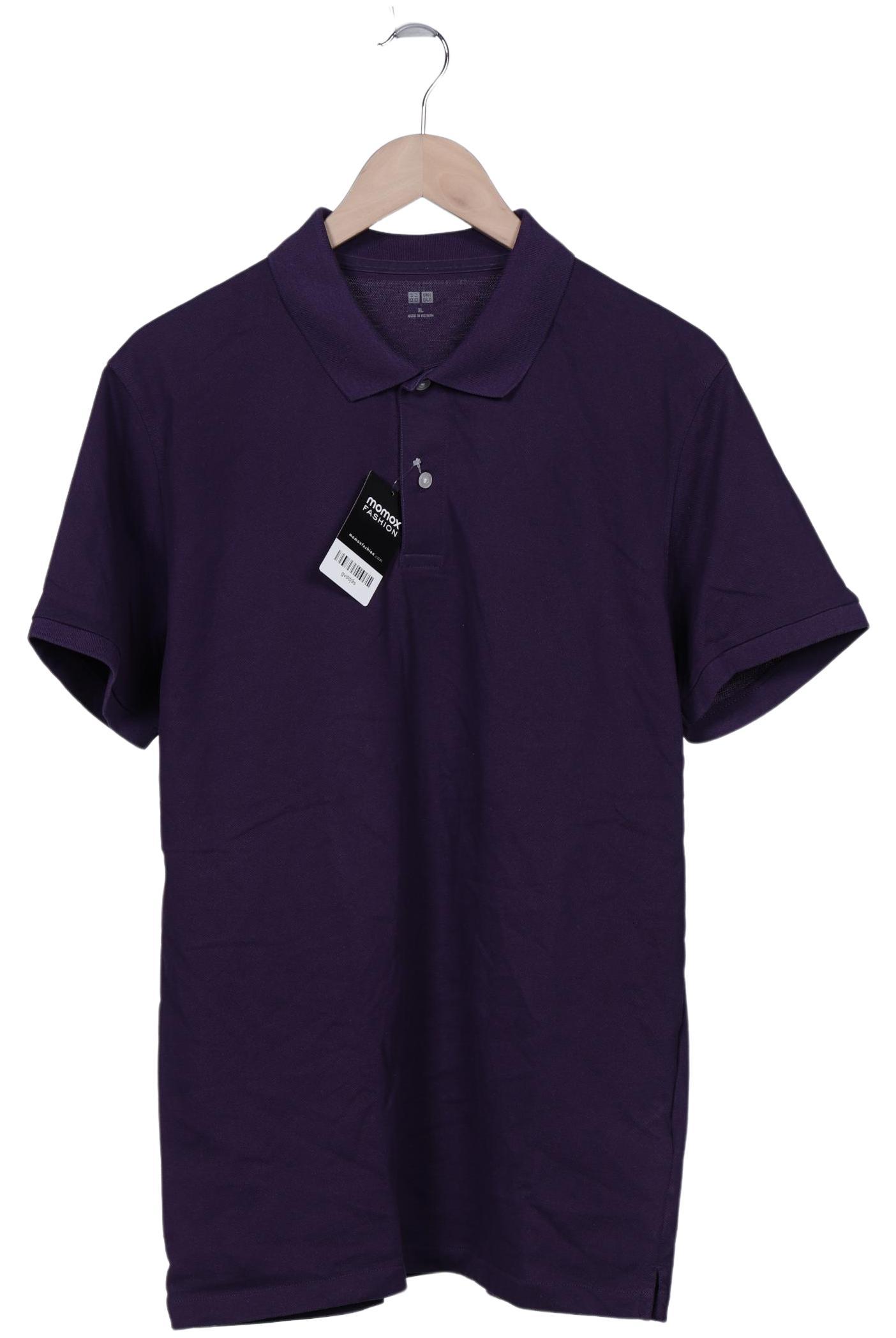 

uniqlo Herren Poloshirt, flieder, Gr. 54