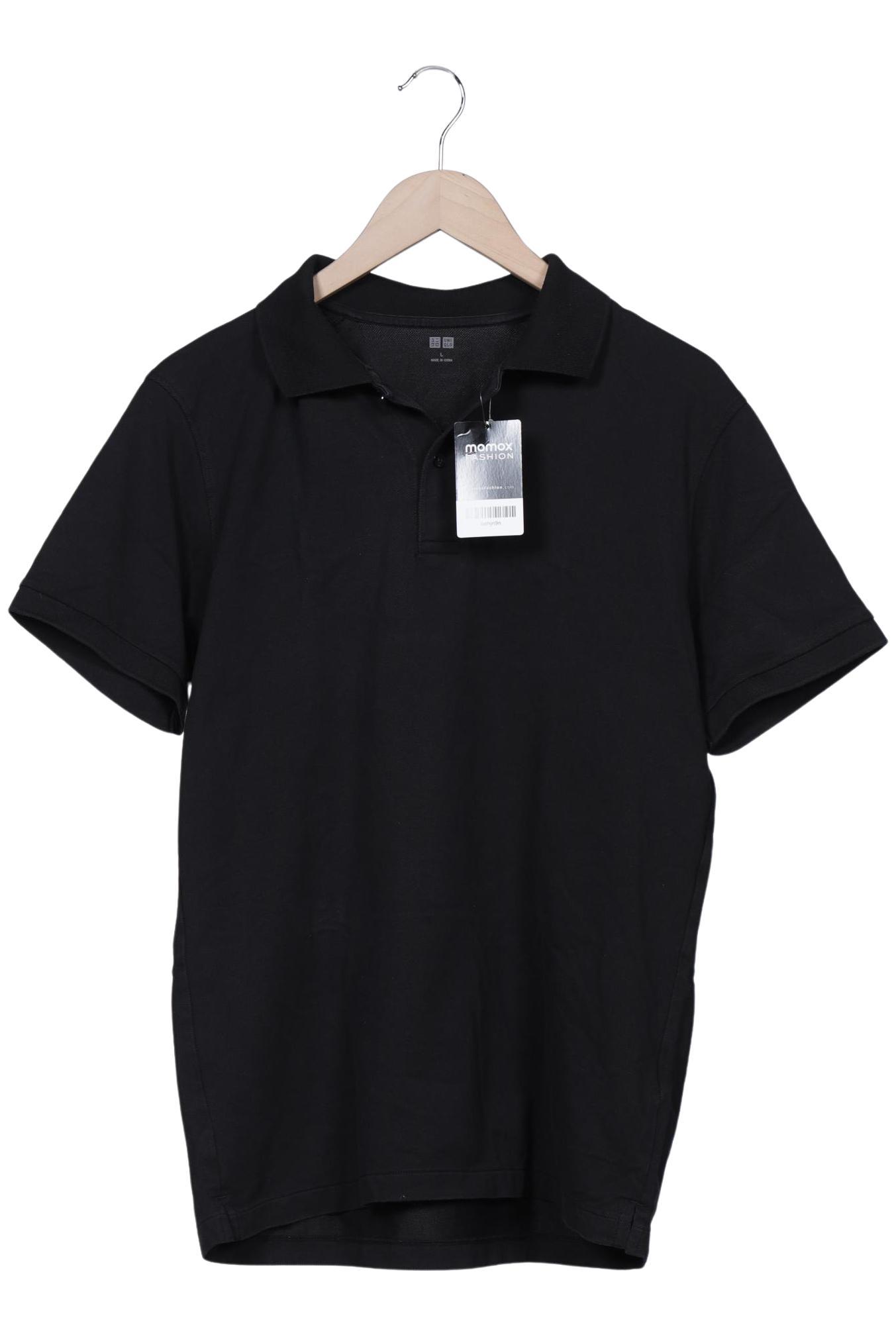 

uniqlo Herren Poloshirt, schwarz, Gr. 52