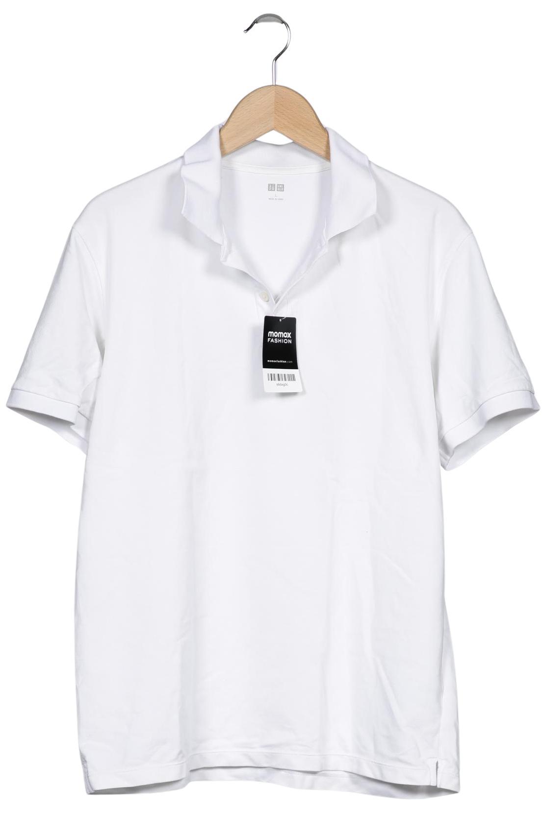 

uniqlo Herren Poloshirt, weiß, Gr. 52