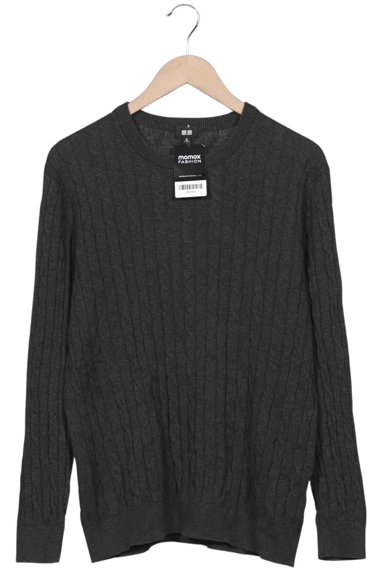 

uniqlo Herren Pullover, grau, Gr. 54