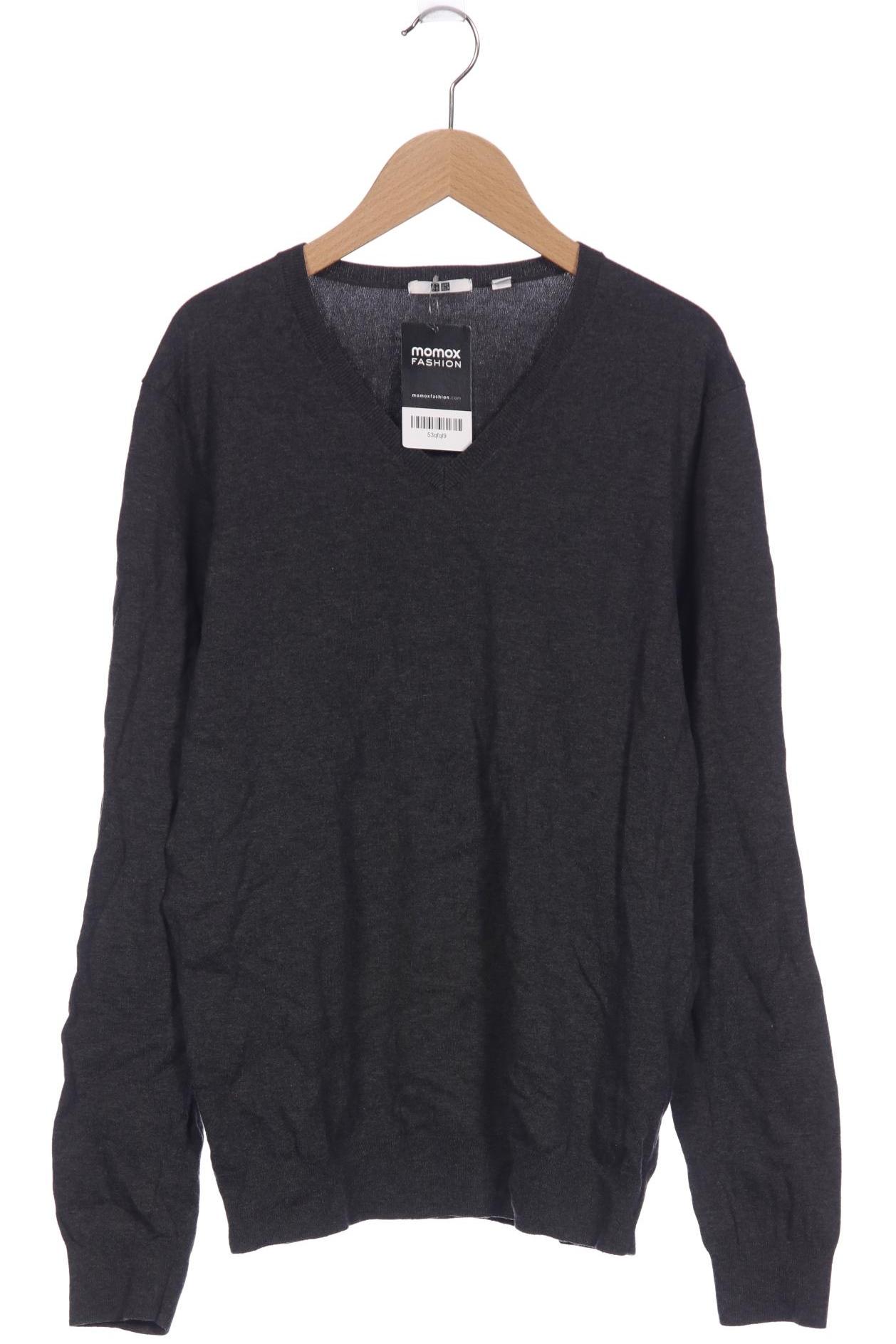 

uniqlo Herren Pullover, grau, Gr. 48