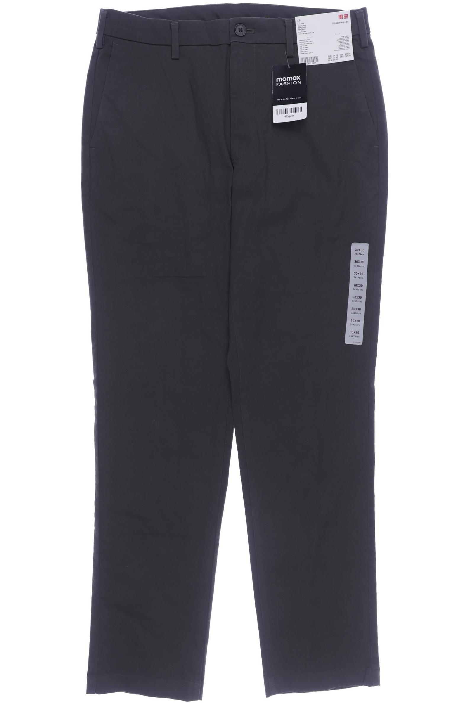 

uniqlo Herren Stoffhose, grün, Gr. 46