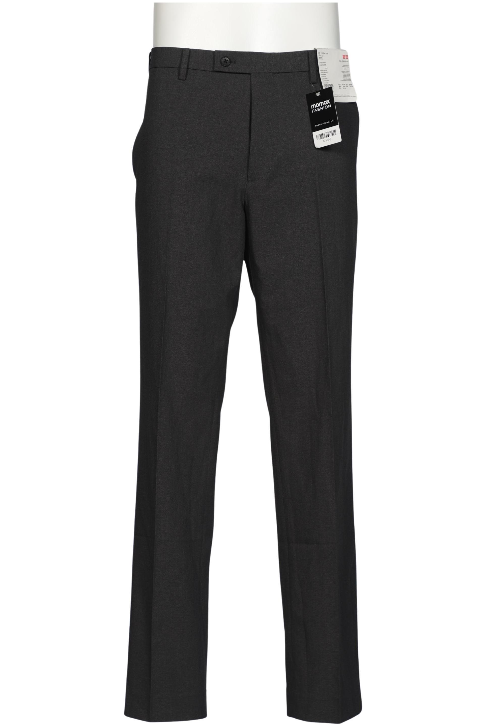 

uniqlo Herren Stoffhose, grau, Gr. 34