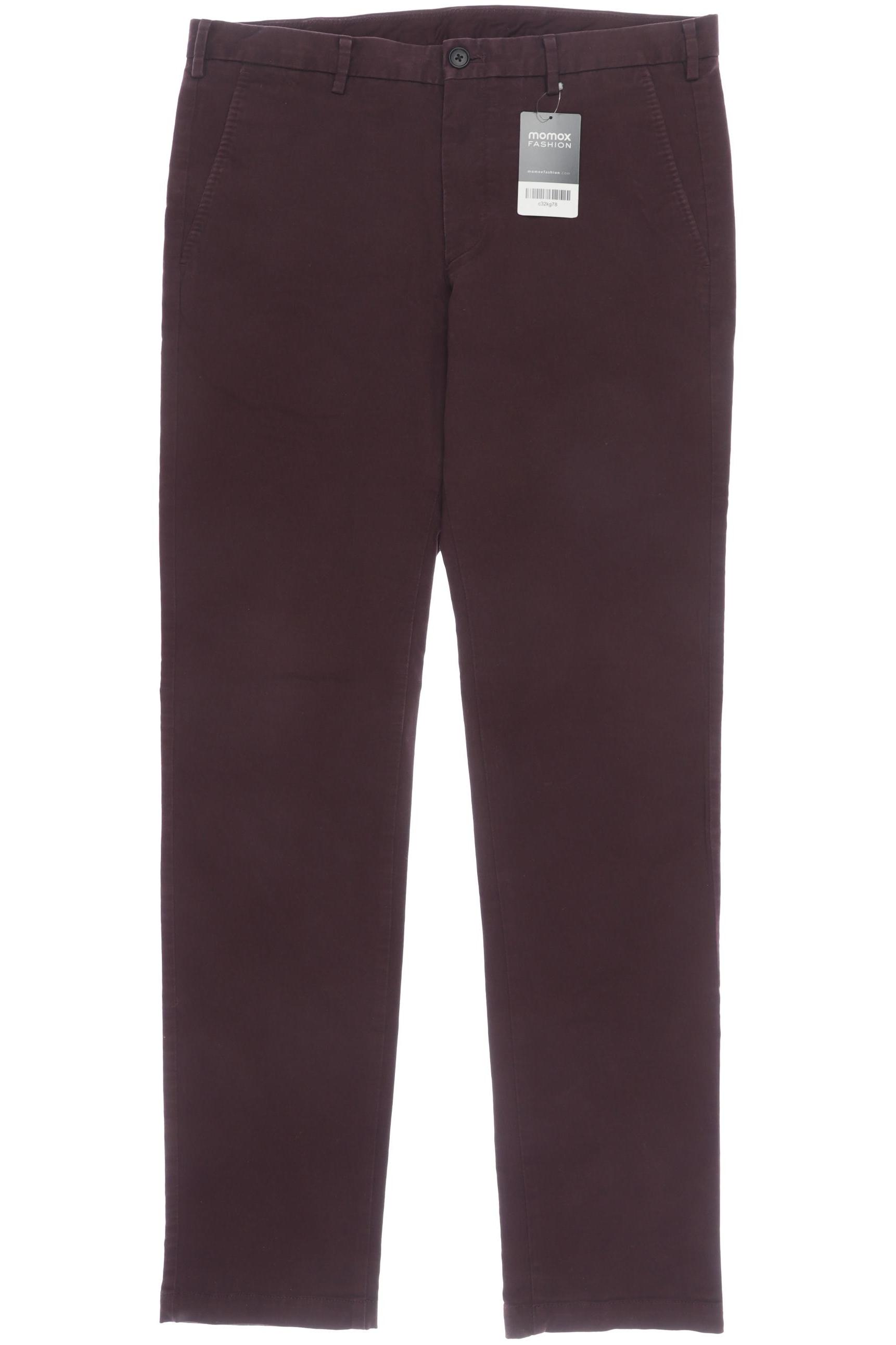 Thumbnail - uniqlo Herren Stoffhose, bordeaux, Gr. 33