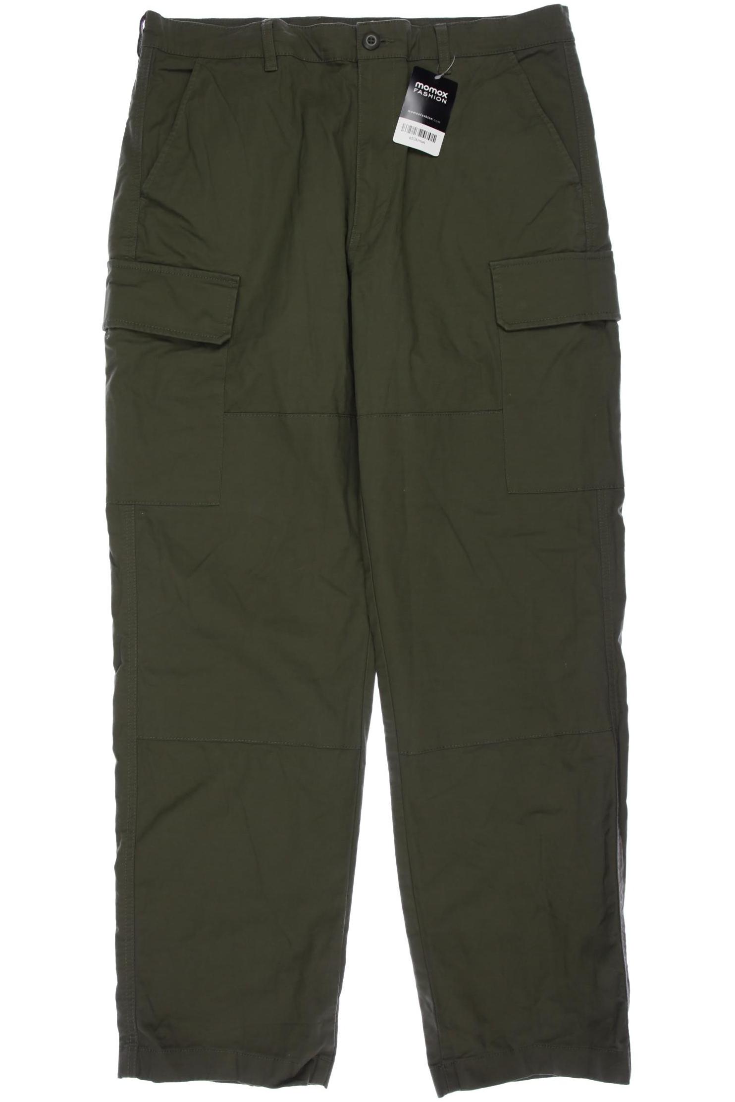 

uniqlo Herren Stoffhose, grün, Gr. 0