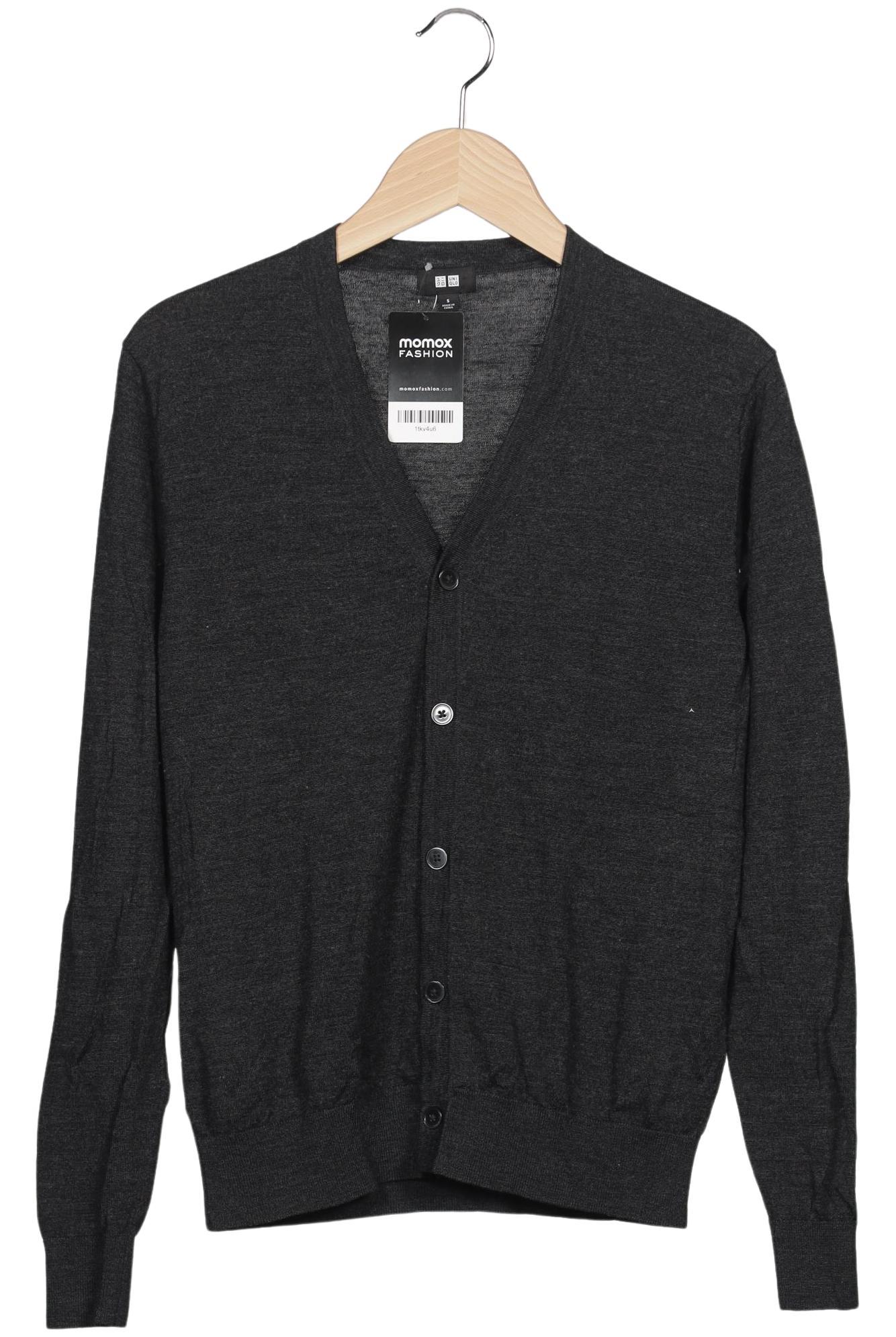 

uniqlo Herren Strickjacke, grau, Gr. 46