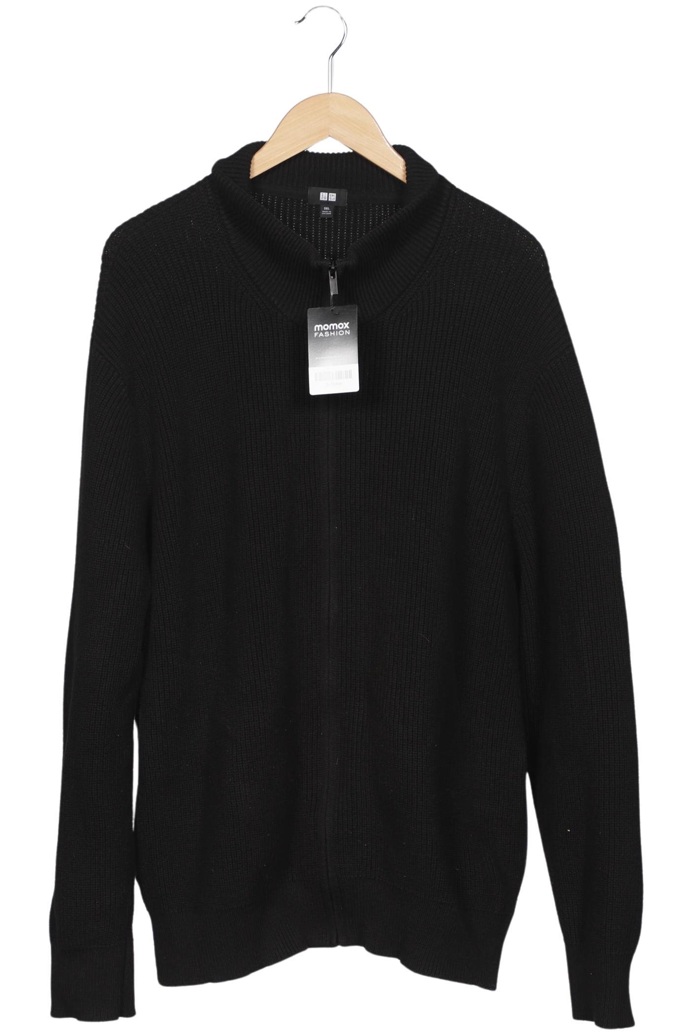 

uniqlo Herren Strickjacke, schwarz, Gr. 58