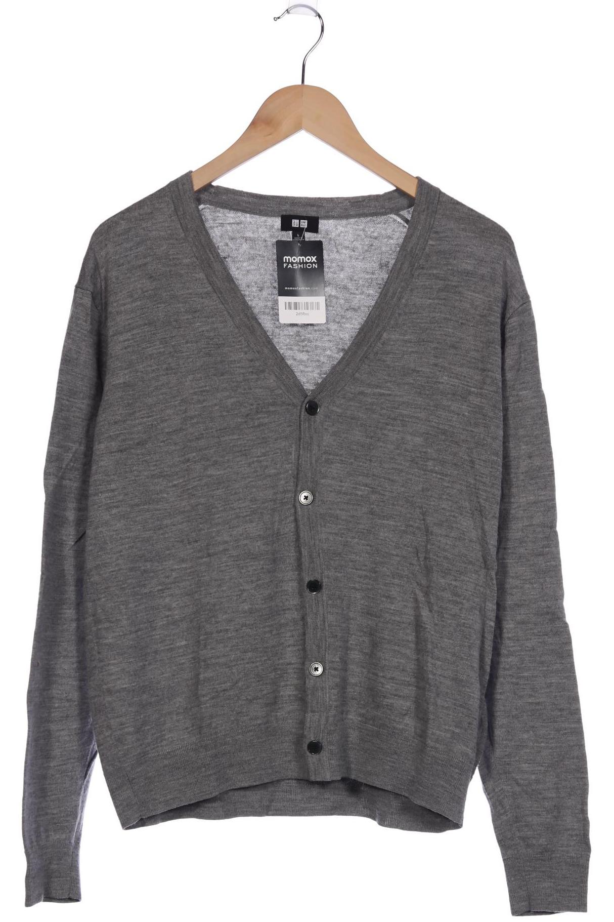 

uniqlo Herren Strickjacke, grau, Gr. 52