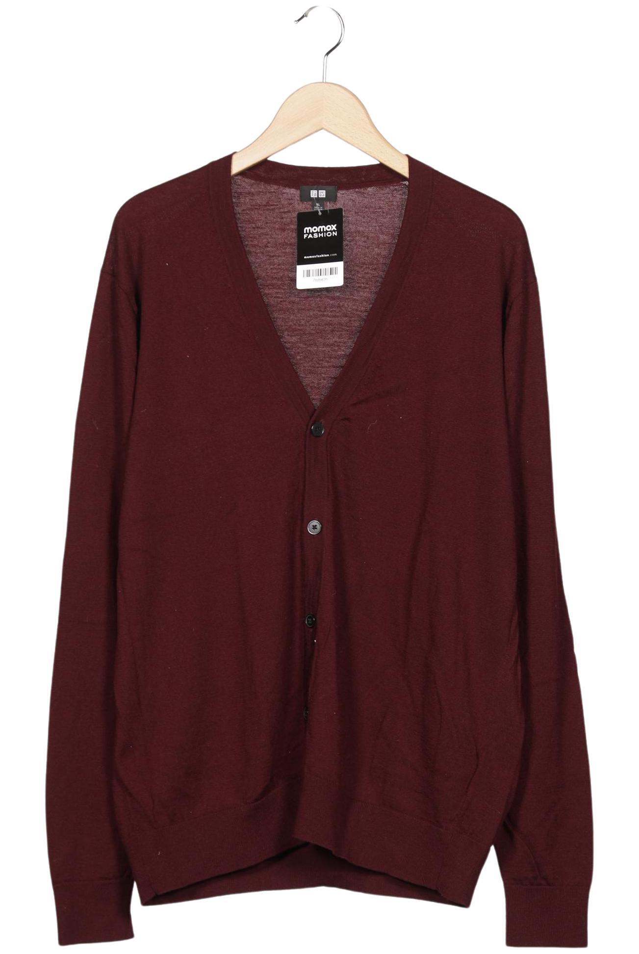 Thumbnail - uniqlo Herren Strickjacke, bordeaux, Gr. 54