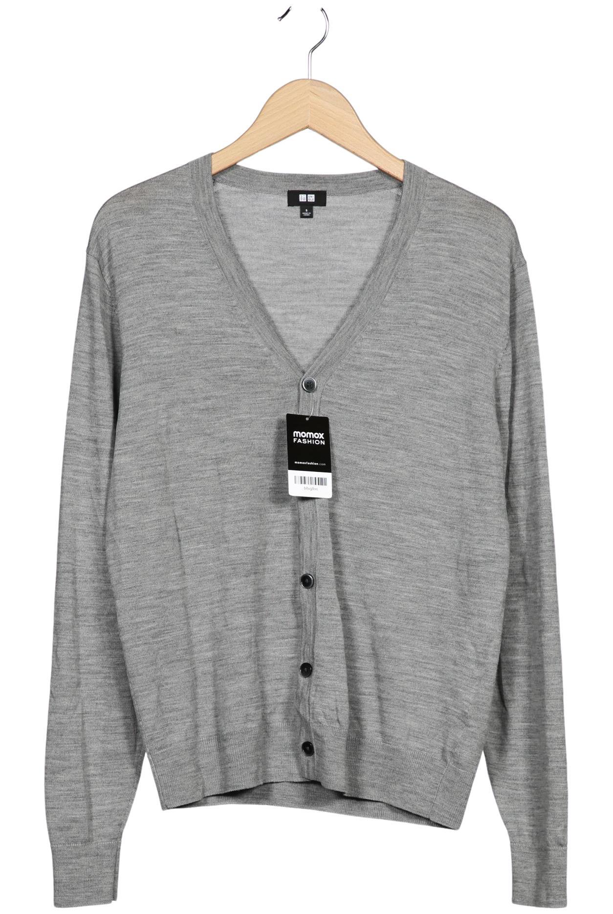 

uniqlo Herren Strickjacke, grau, Gr. 46