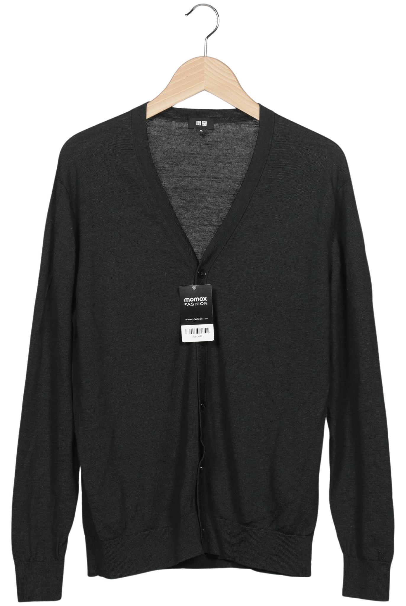 

uniqlo Herren Strickjacke, grau, Gr. 54