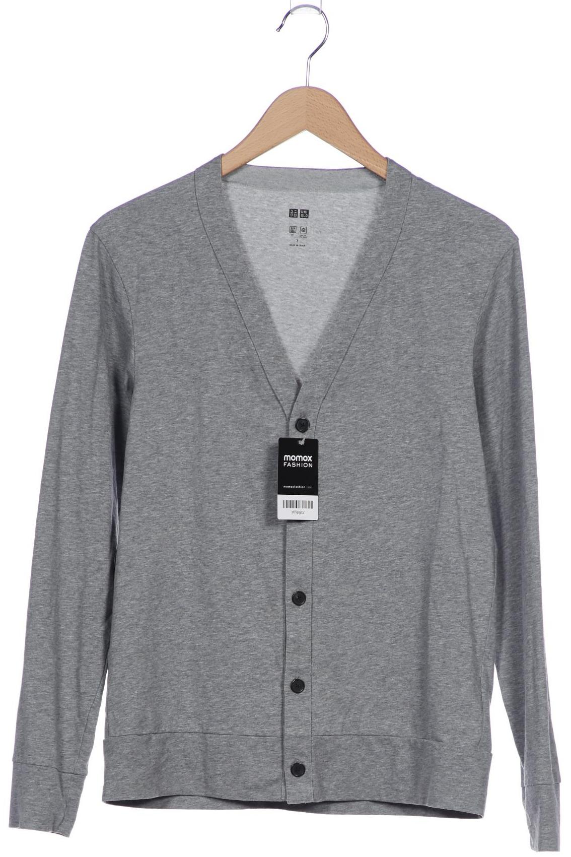 

uniqlo Herren Strickjacke, grau, Gr. 46