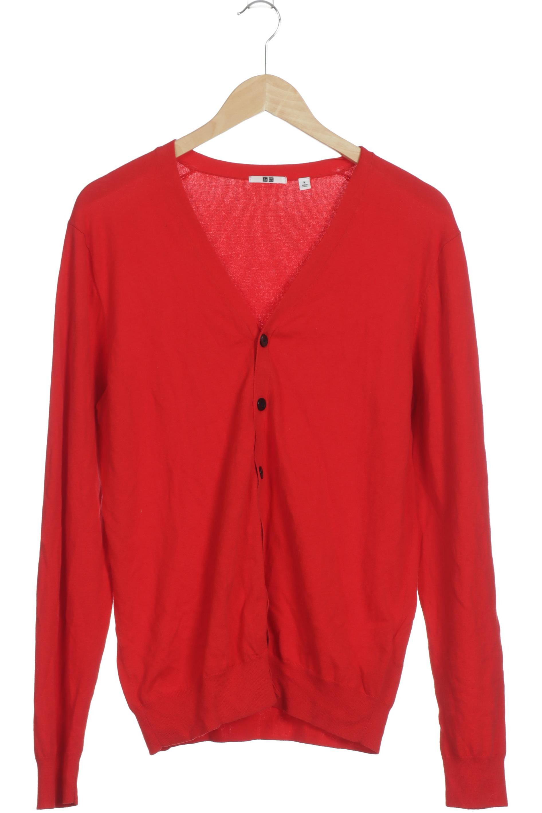 

uniqlo Herren Strickjacke, rot, Gr. 48