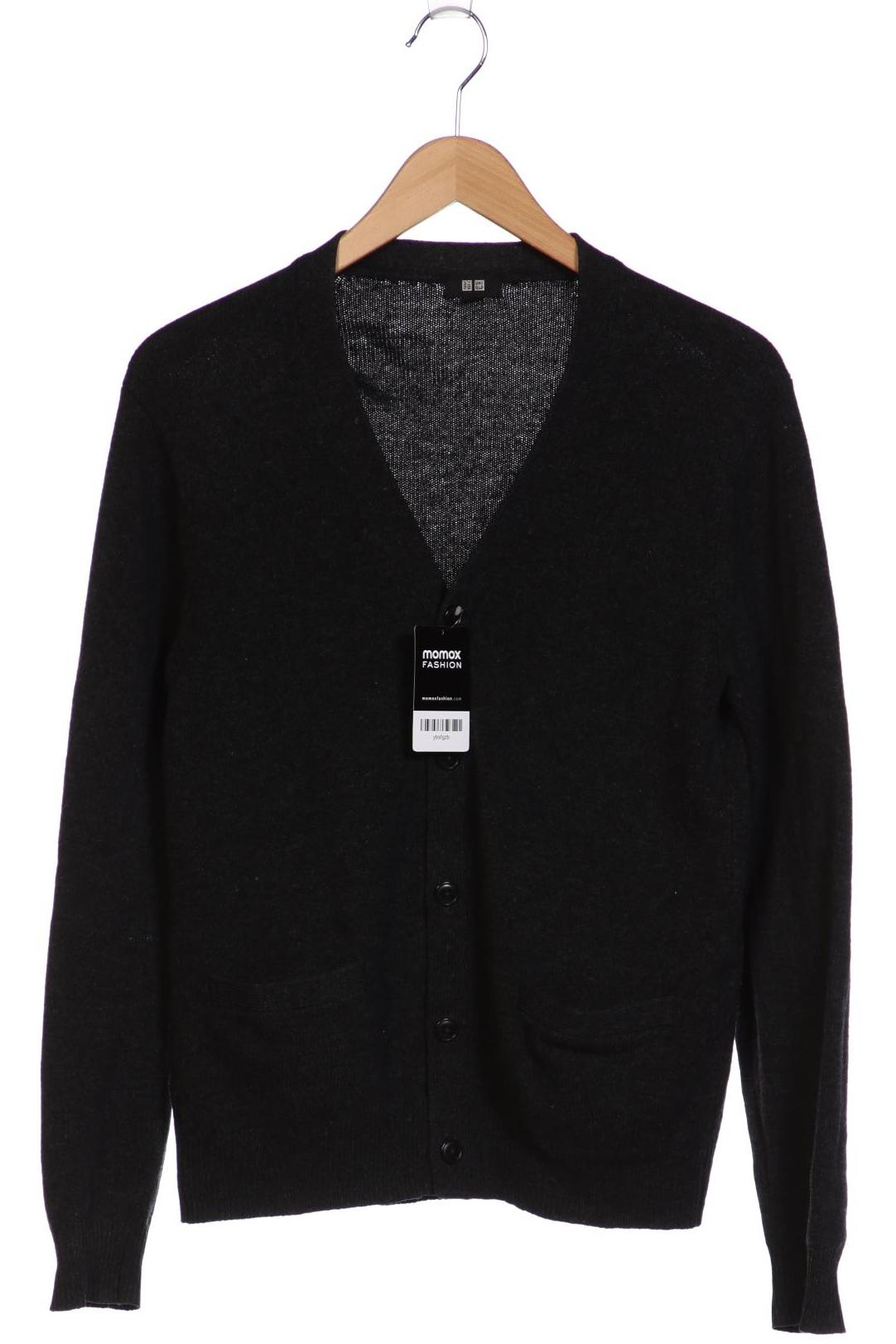 

uniqlo Herren Strickjacke, grau, Gr. 46