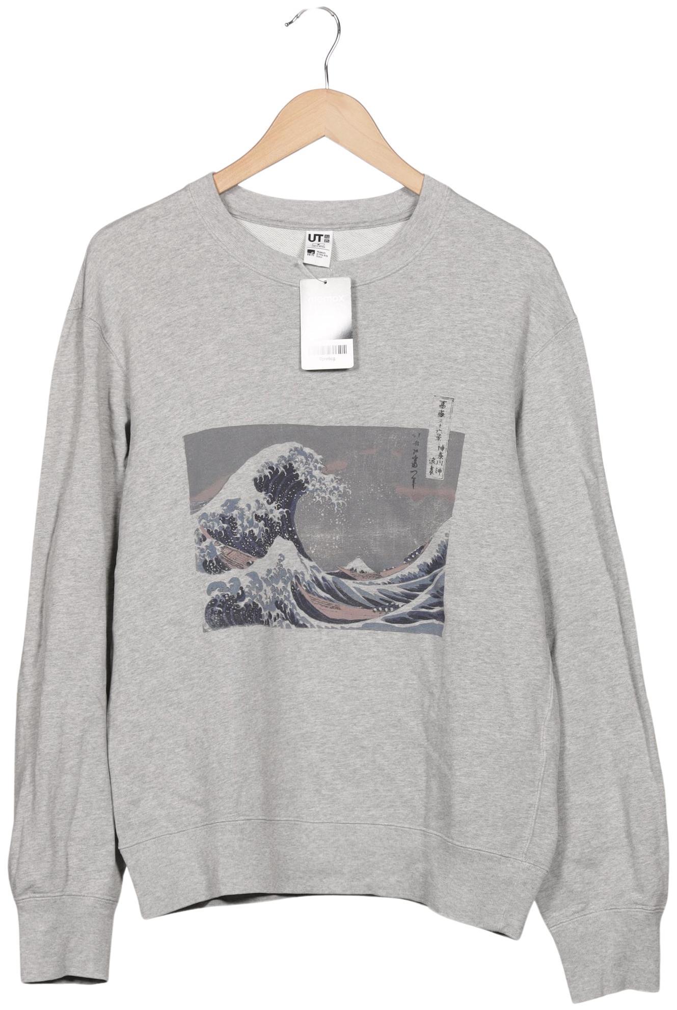 

uniqlo Herren Sweatshirt, grau, Gr. 48