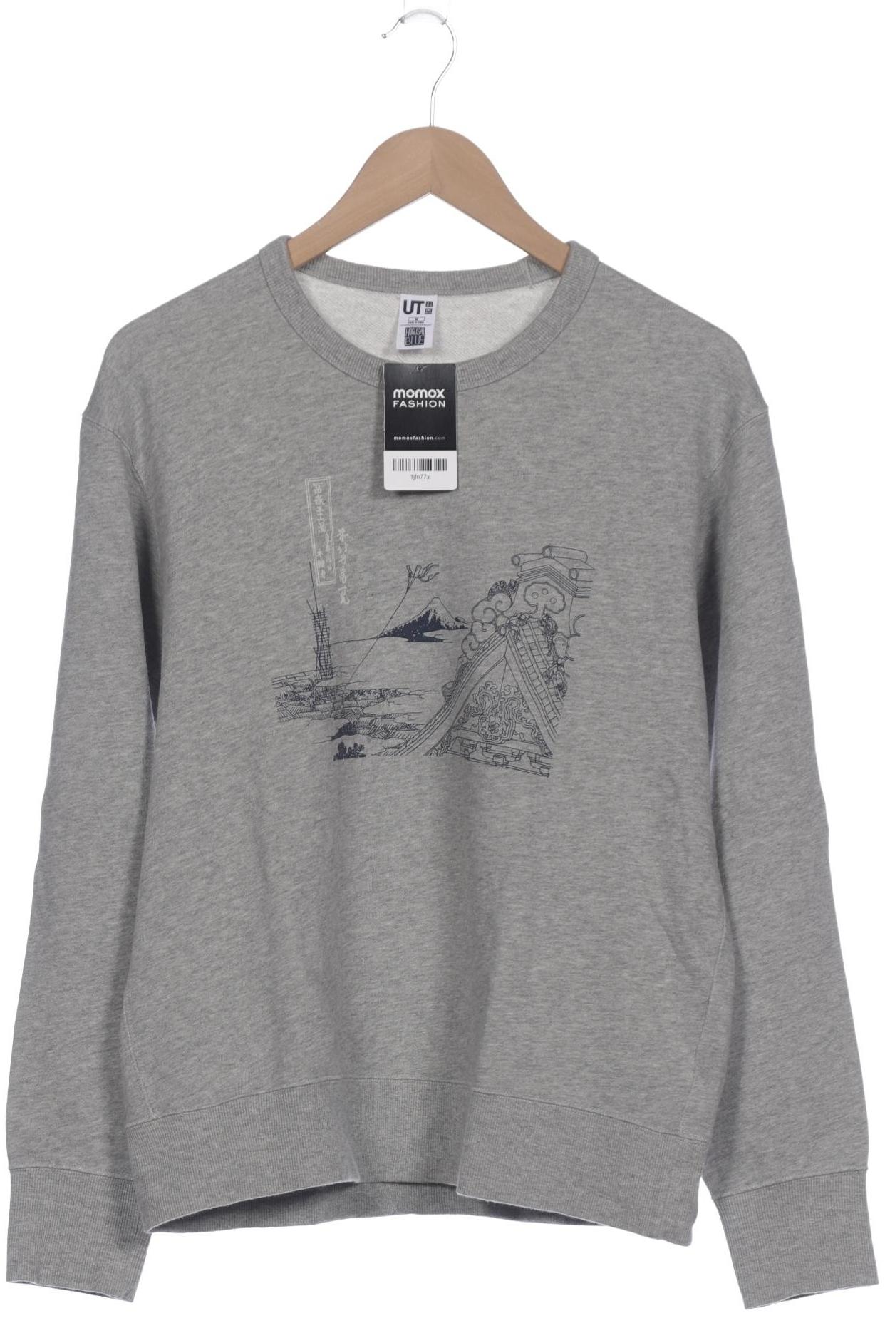 

uniqlo Herren Sweatshirt, grau, Gr. 48
