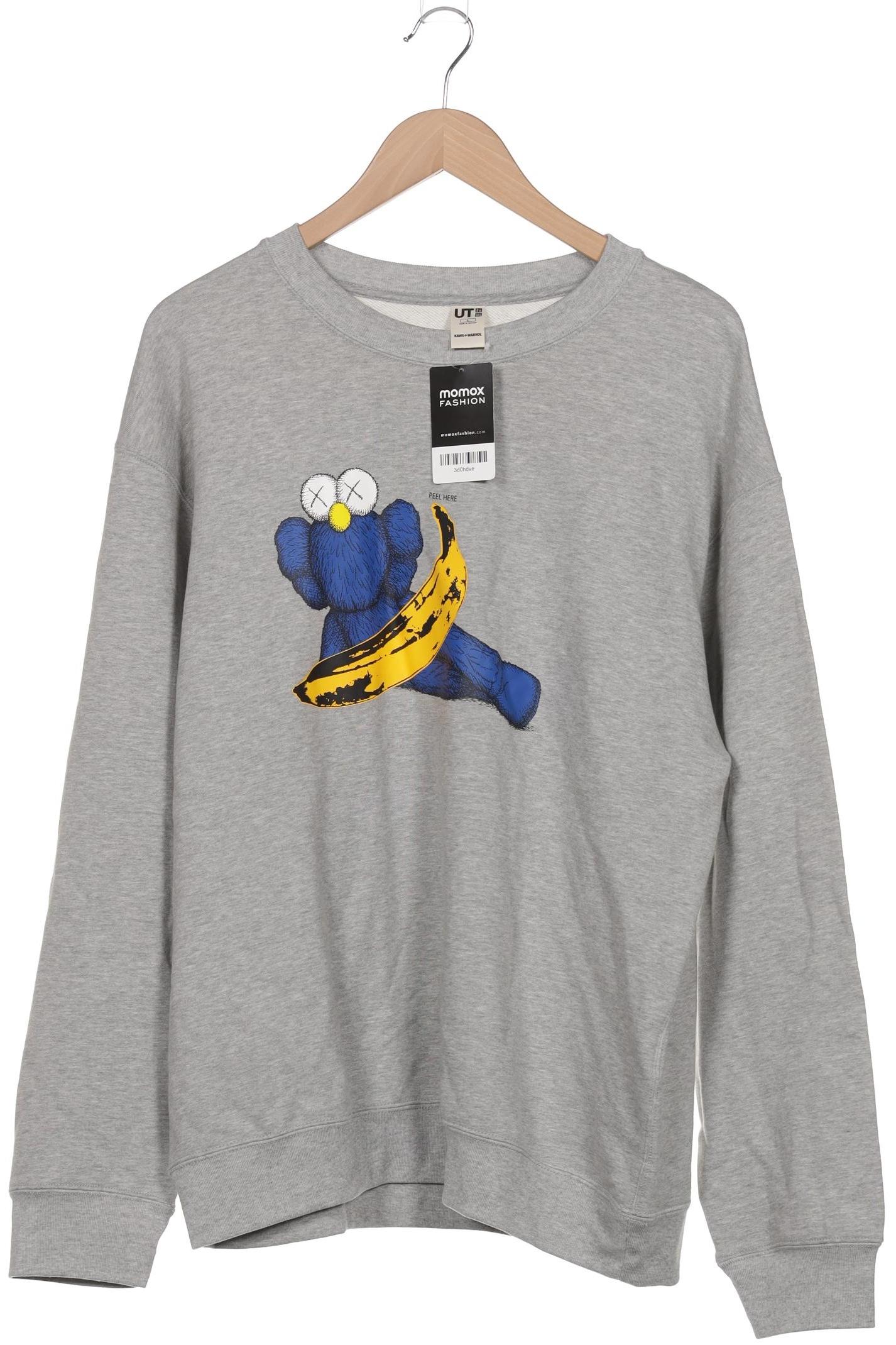 

uniqlo Herren Sweatshirt, grau, Gr. 52